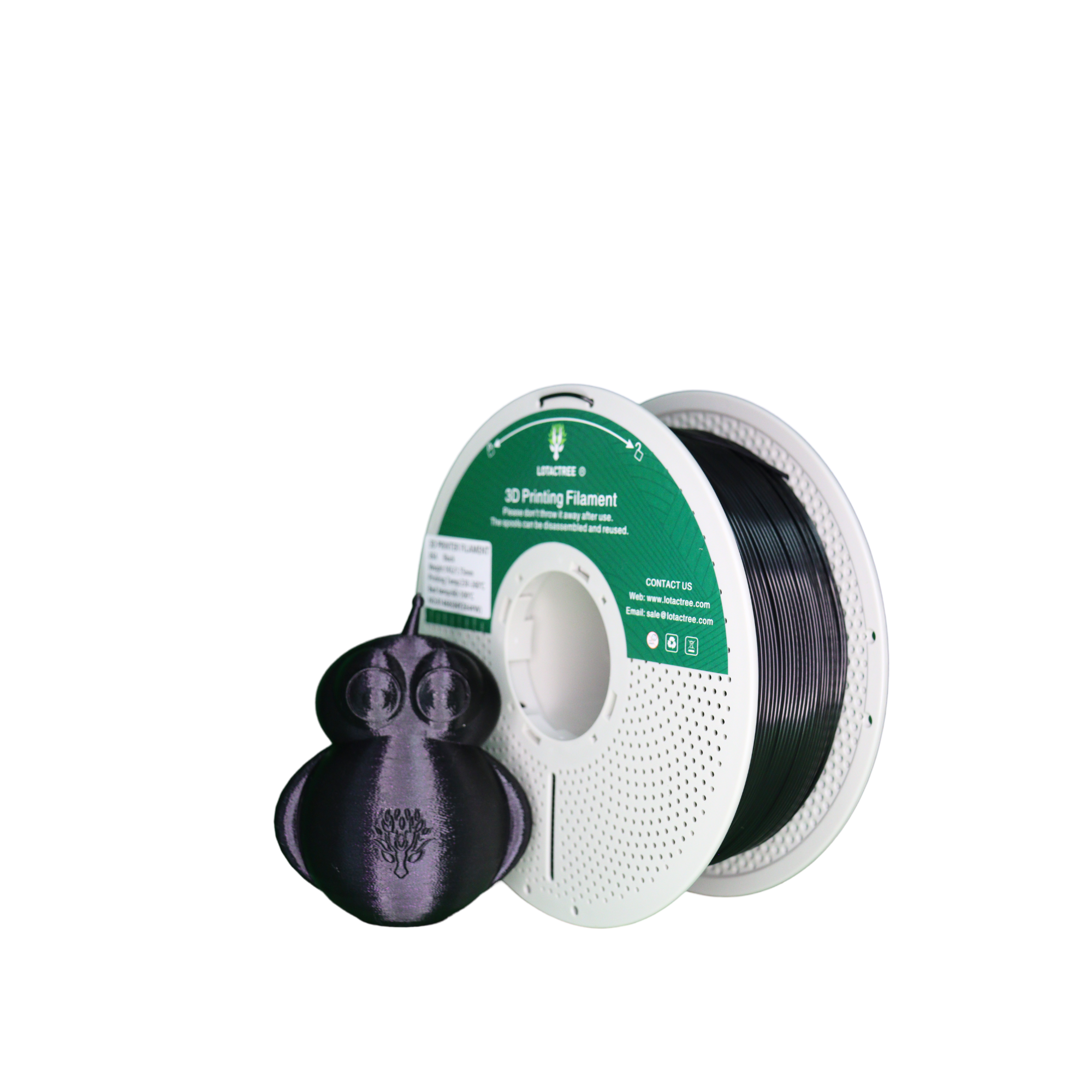 ASA - Black - 1Kg - Bobina - Lotactree