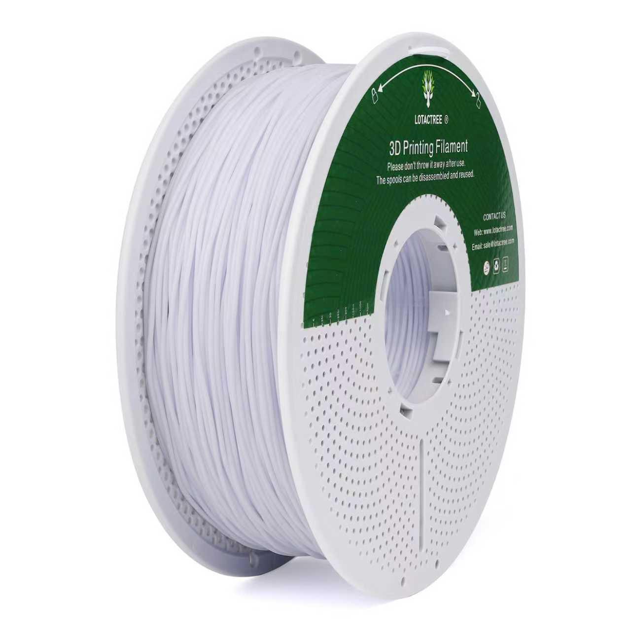 ABS - Snowy White - 1Kg - Bobina - Lotactree