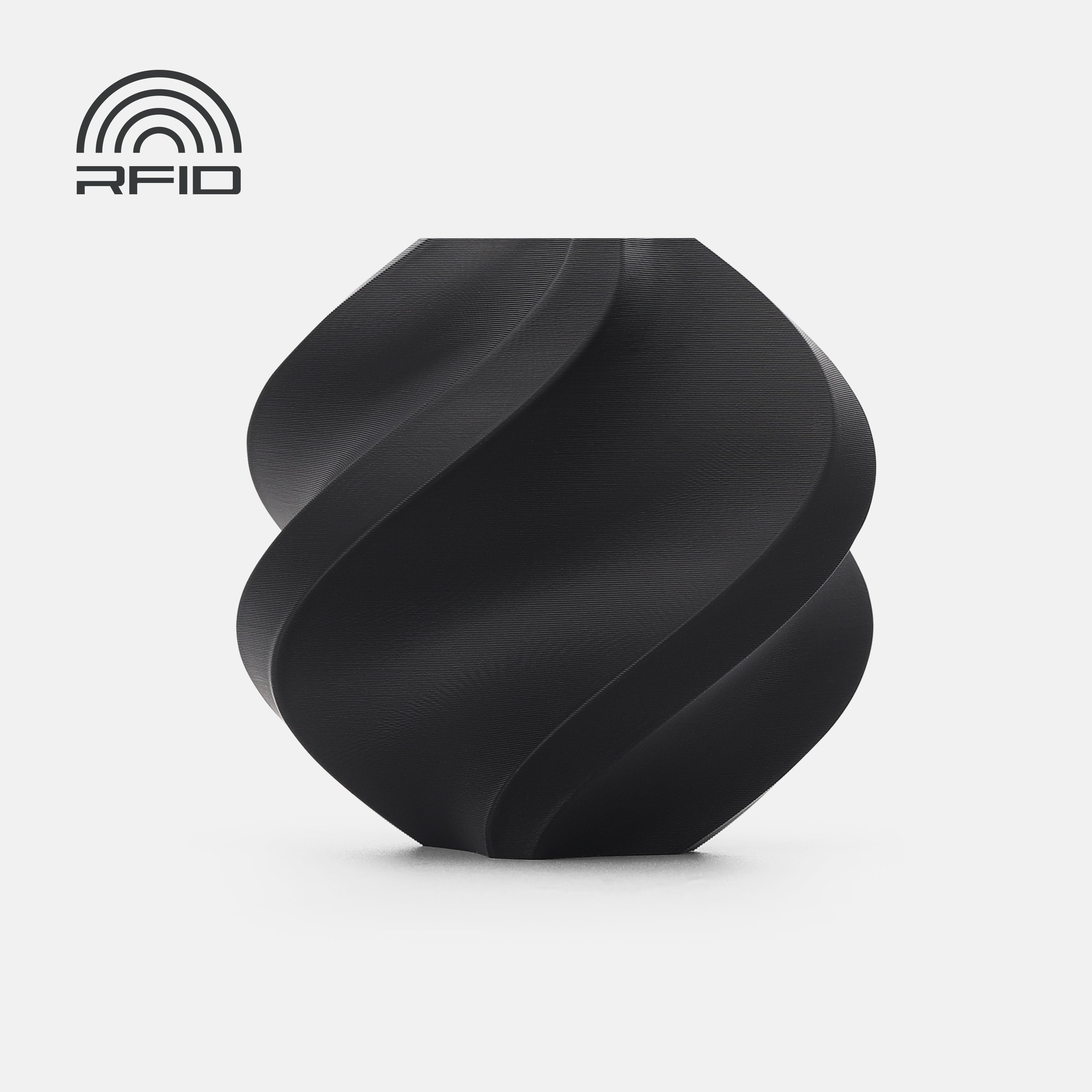 PLA Pure - Absolute Black - 1Kg - Bobina - Bambu Lab