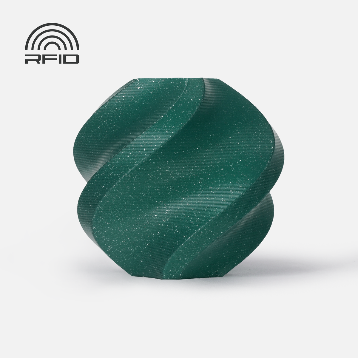 PLA Sparkle - Alpine Green Sparkle - 1Kg - Bobina - Bambu Lab