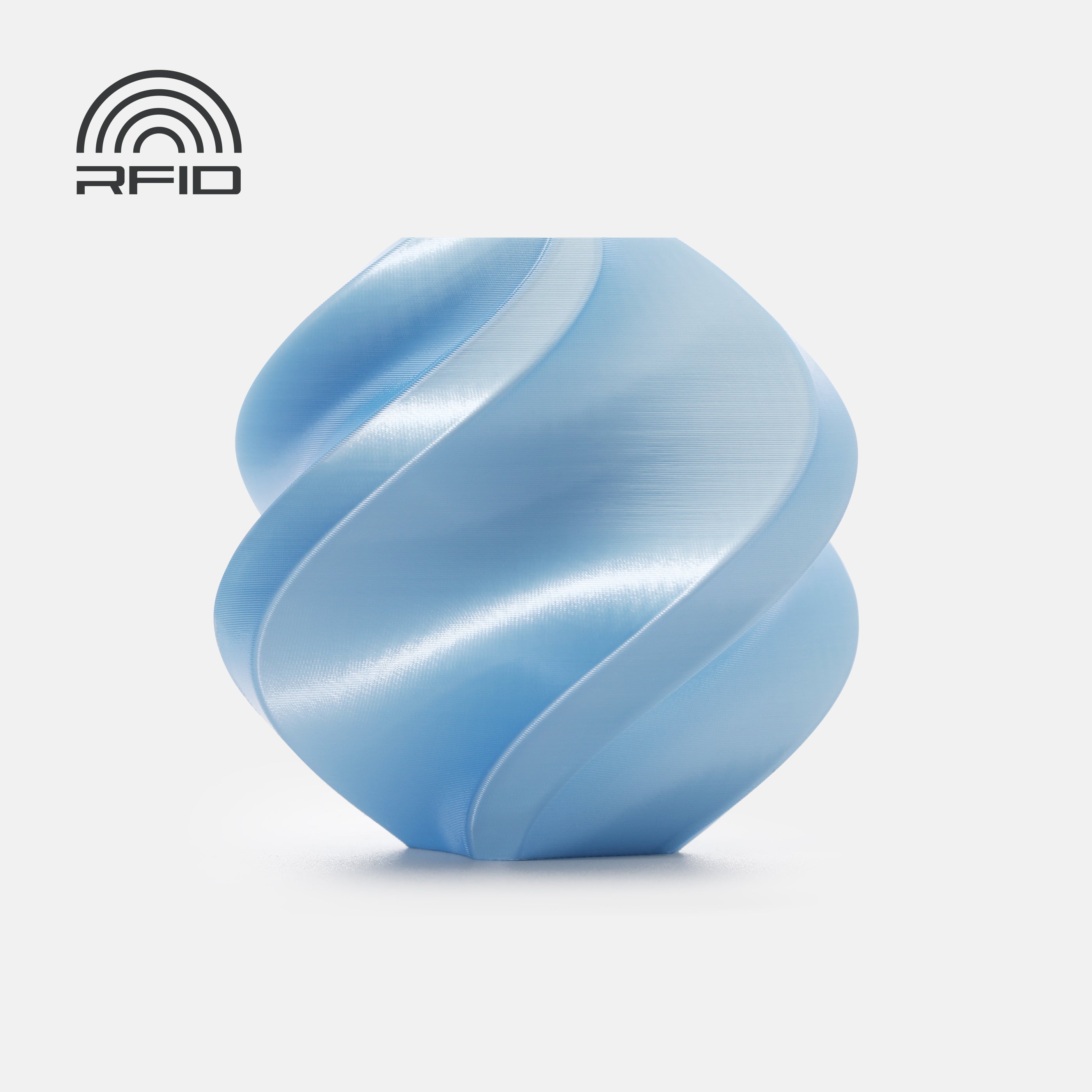 PLA Silk+ - Baby Blue - 1Kg - Refill - Bambu Lab