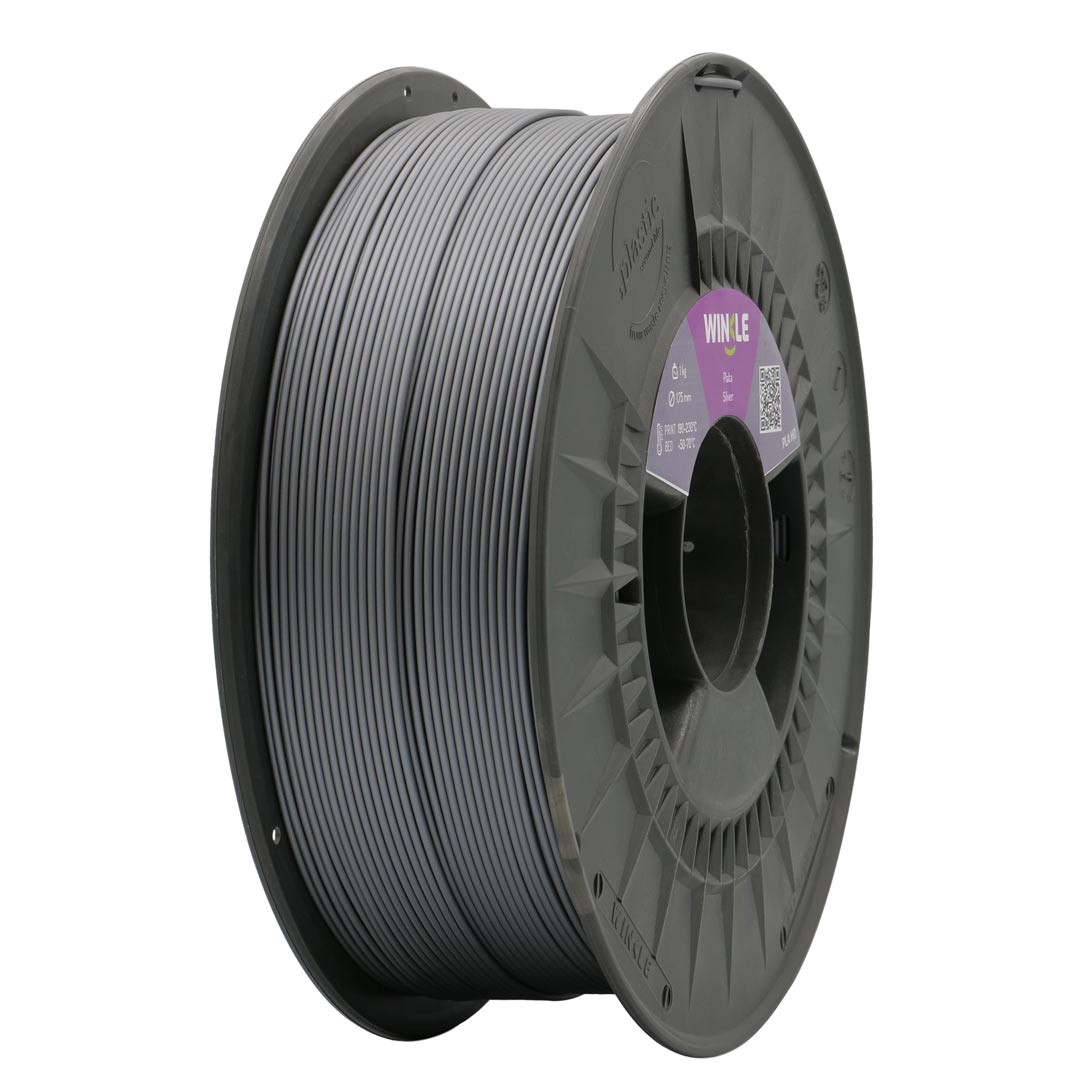 PLA HD - Plata / Silver - 1Kg - Bobina - Winkle