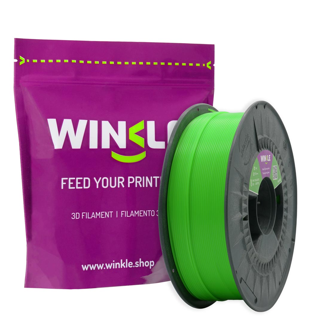 PLA HD - Verde Electrico / Electric Green - 1Kg - Bobina - Winkle
