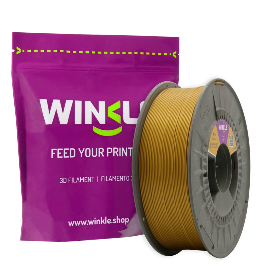 PLA HD - Oro / Gold - 1Kg - Bobina - Winkle
