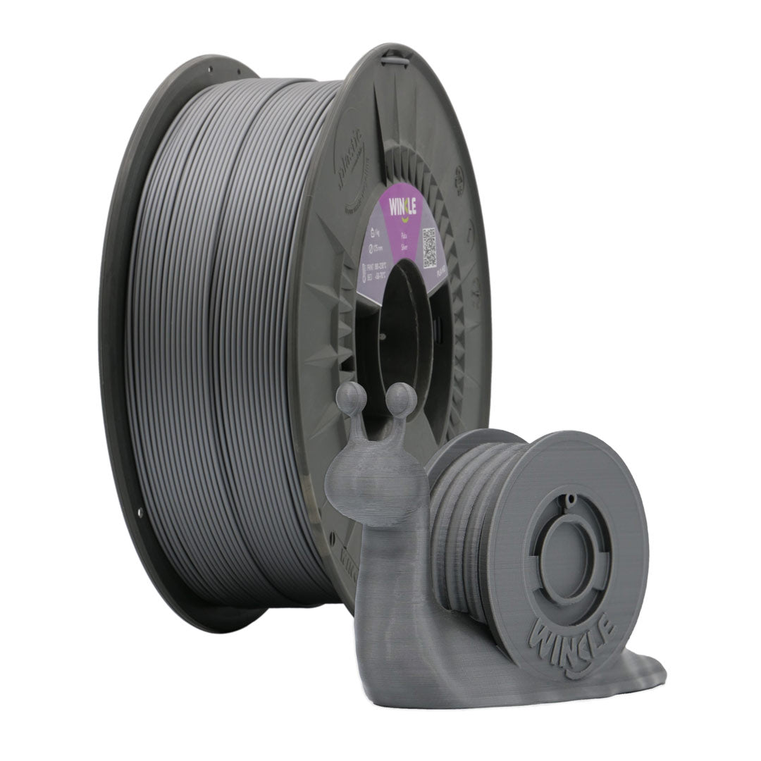 PLA HD - Plata / Silver - 1Kg - Bobina - Winkle