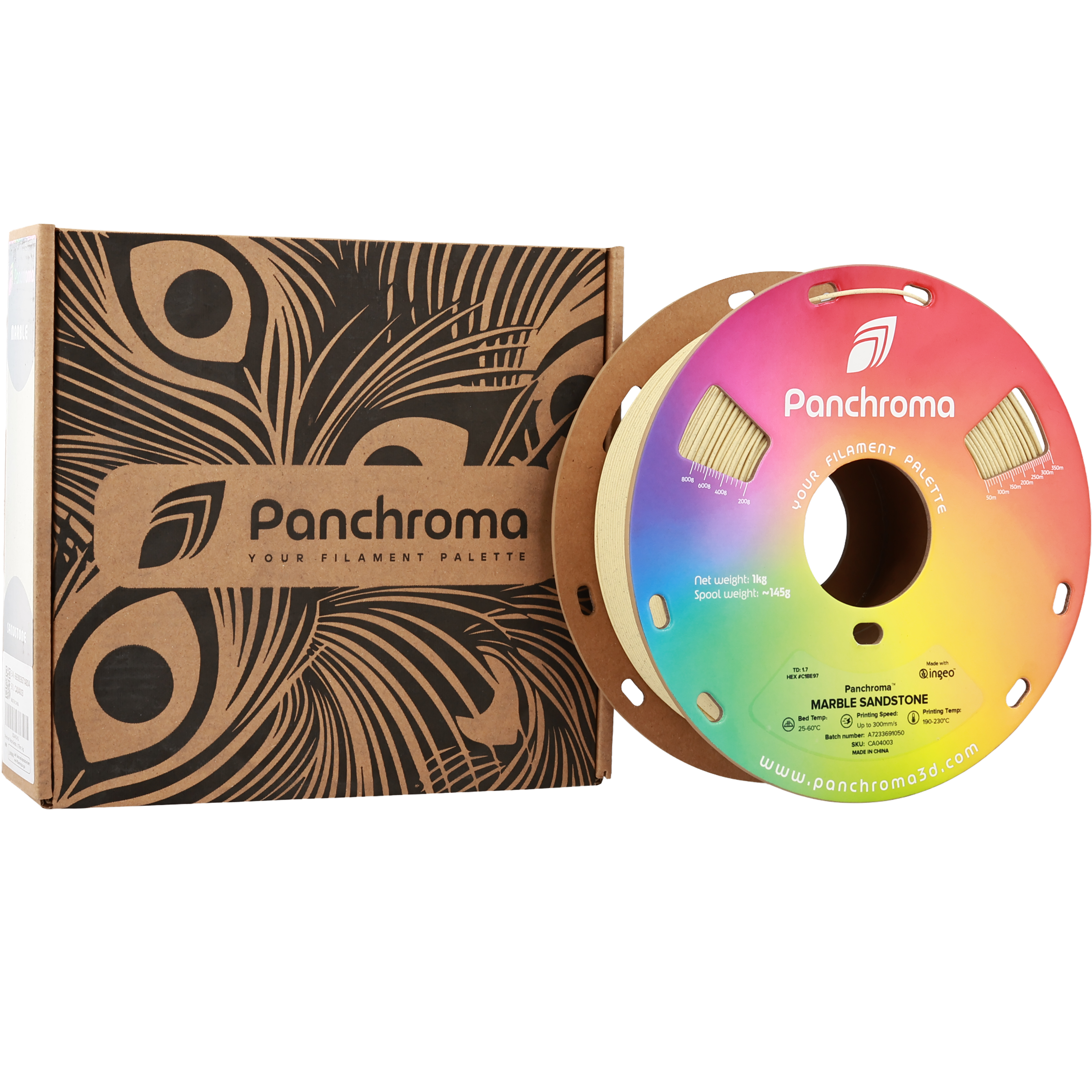 PLA Marble - Sandstone - 1Kg - Bobina - Polymaker Panchroma
