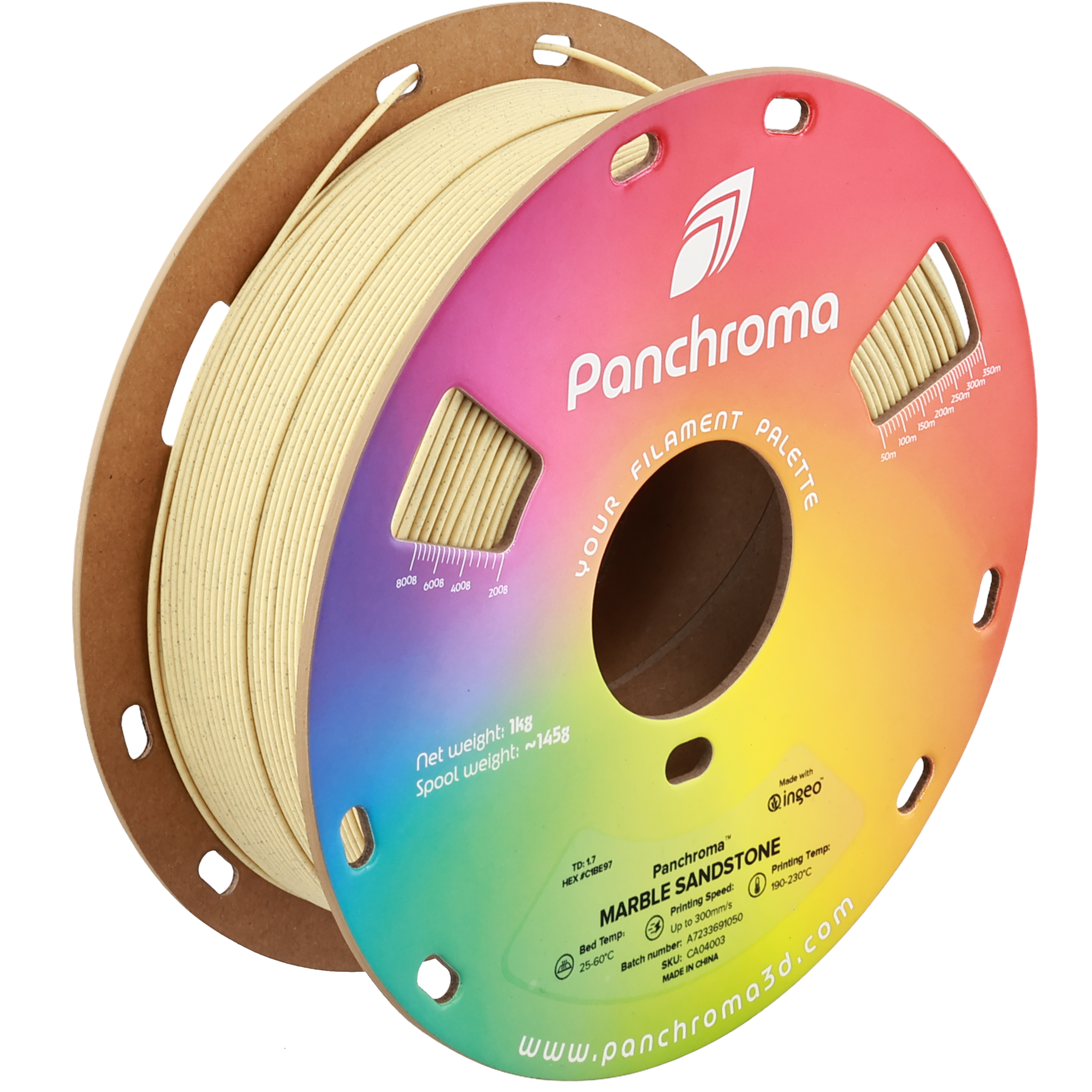 PLA Marble - Sandstone - 1Kg - Bobina - Polymaker Panchroma