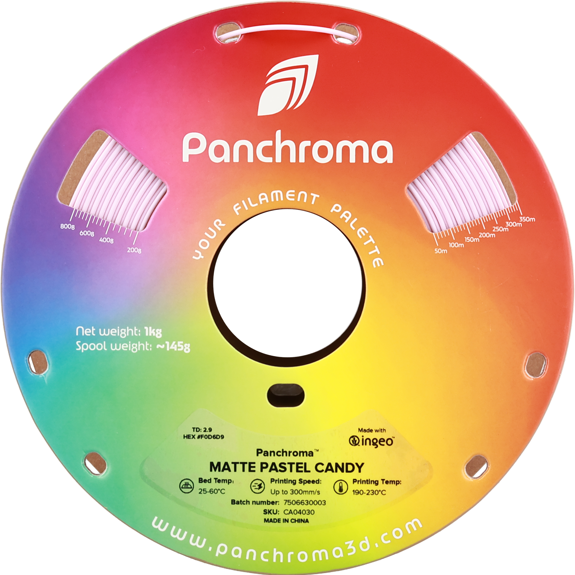 PLA Matte Pastel - Candy - 1Kg - Bobina - Polymaker Panchroma