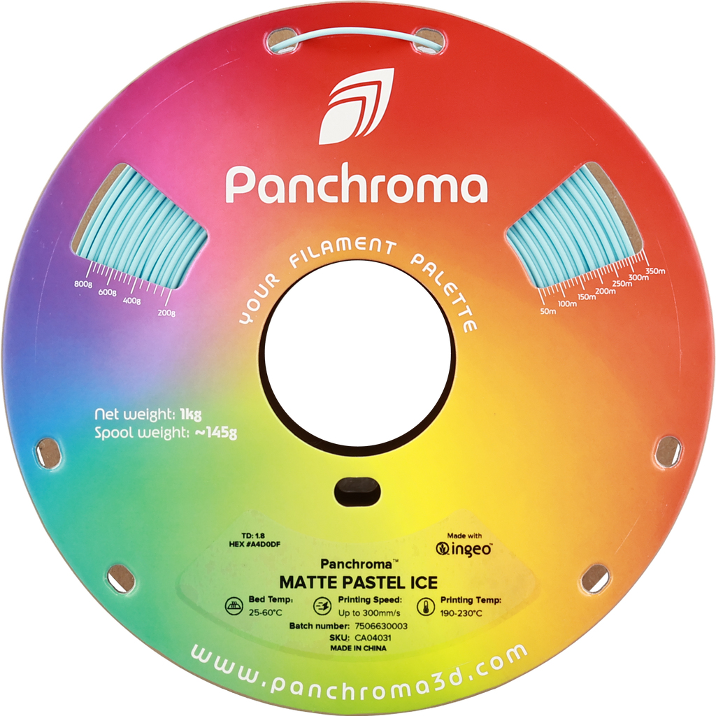 PLA Matte Pastel - Ice - 1Kg - Bobina - Polymaker Panchroma