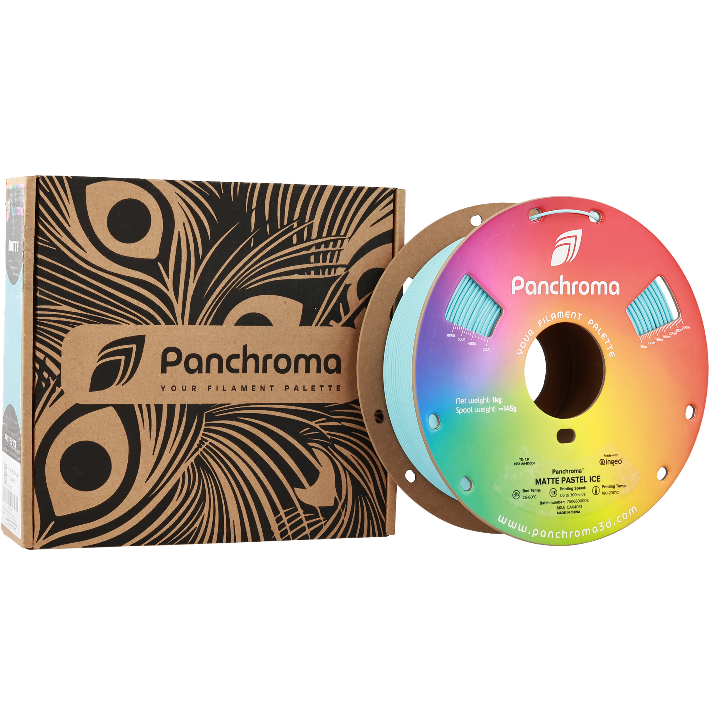 PLA Matte Pastel - Ice - 1Kg - Bobina - Polymaker Panchroma