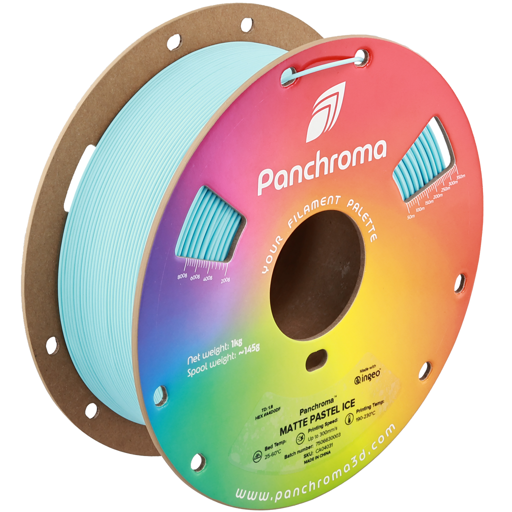 PLA Matte Pastel - Ice - 1Kg - Bobina - Polymaker Panchroma