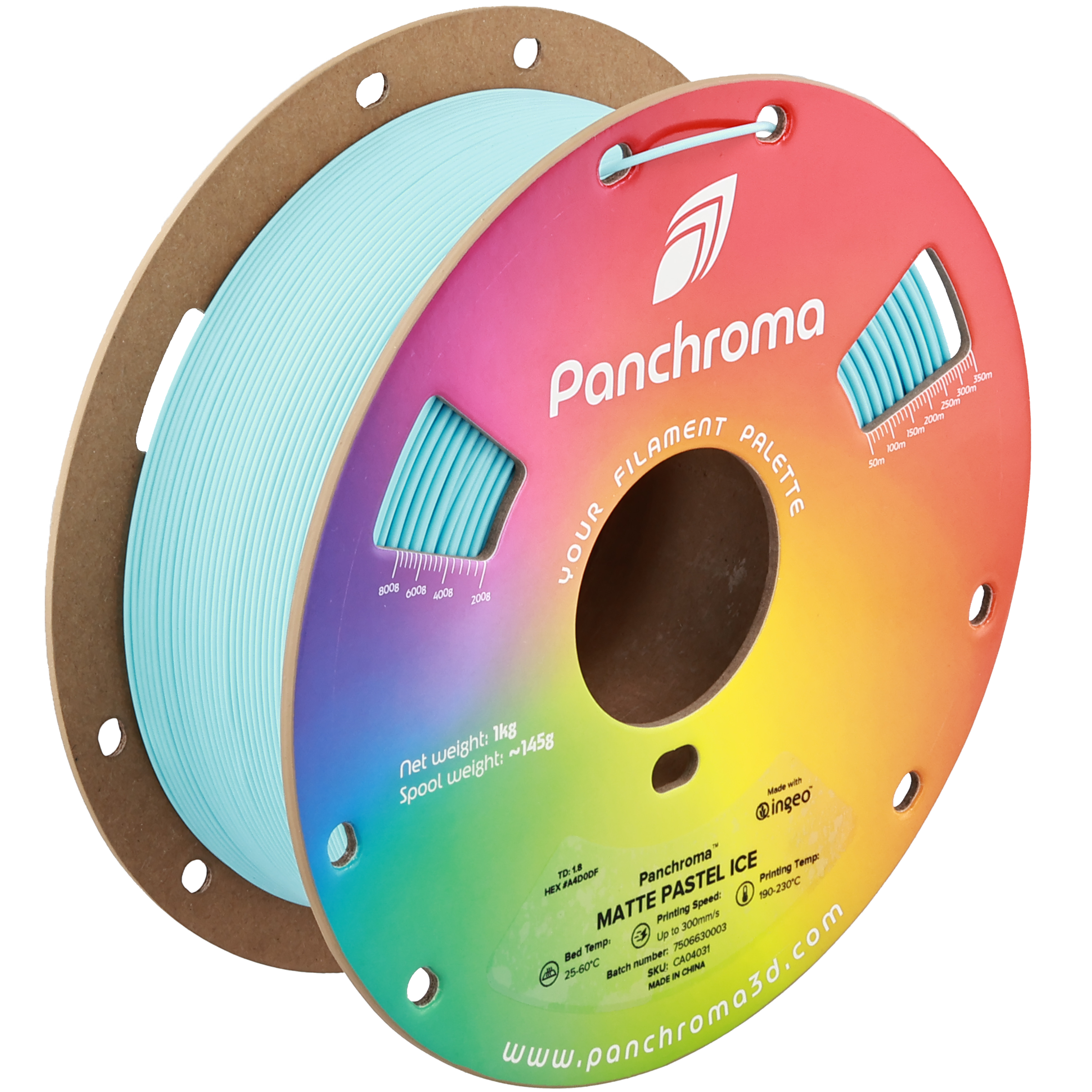 PLA Matte Pastel - Ice - 1Kg - Bobina - Polymaker Panchroma