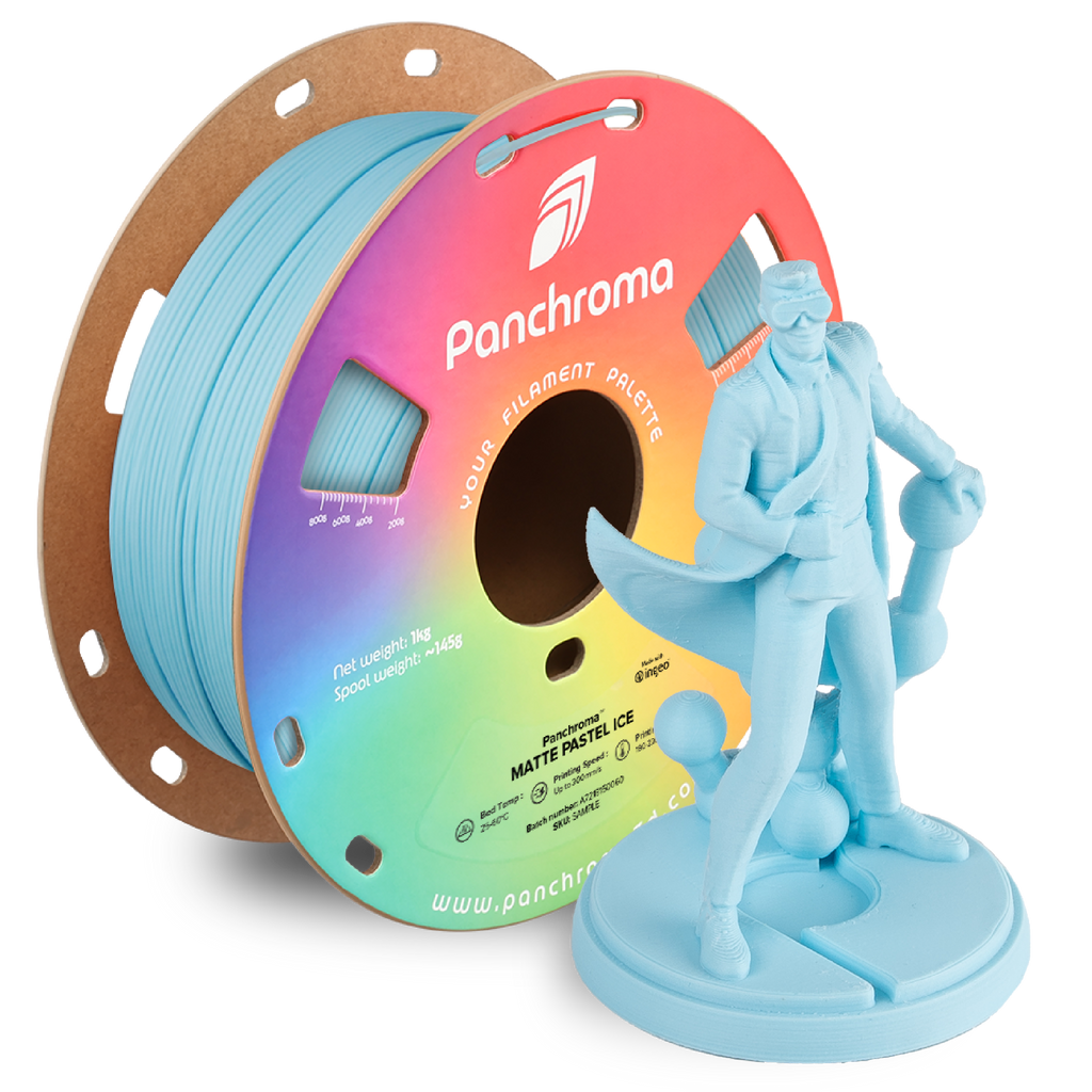 PLA Matte Pastel - Ice - 1Kg - Bobina - Polymaker Panchroma