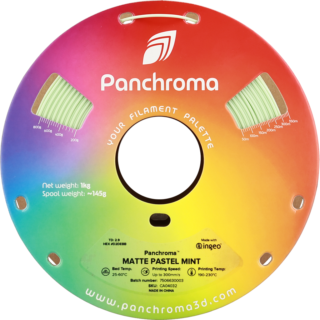 PLA Matte Pastel - Mint - 1Kg - Bobina - Polymaker Panchroma