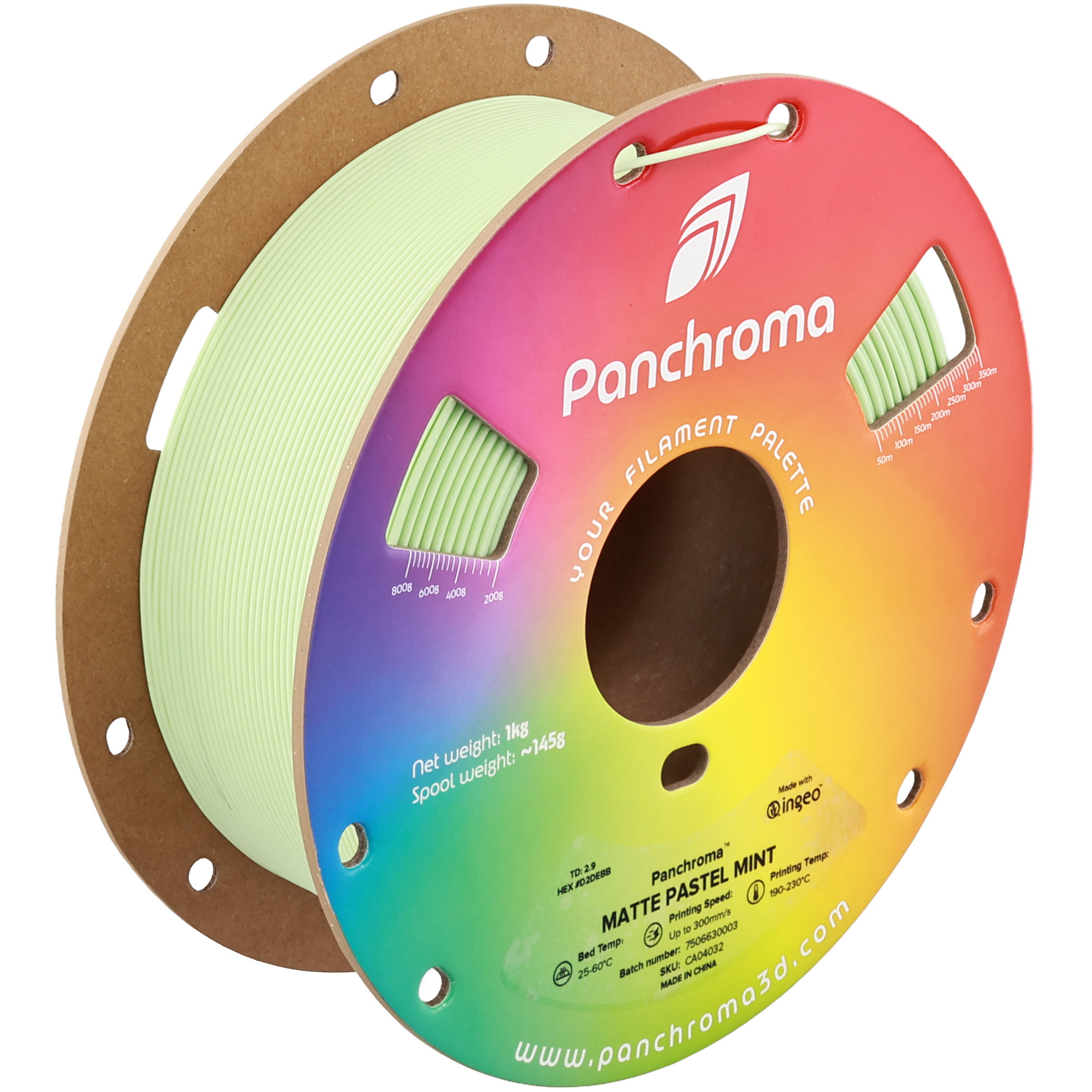 PLA Matte Pastel - Mint - 1Kg - Bobina - Polymaker Panchroma