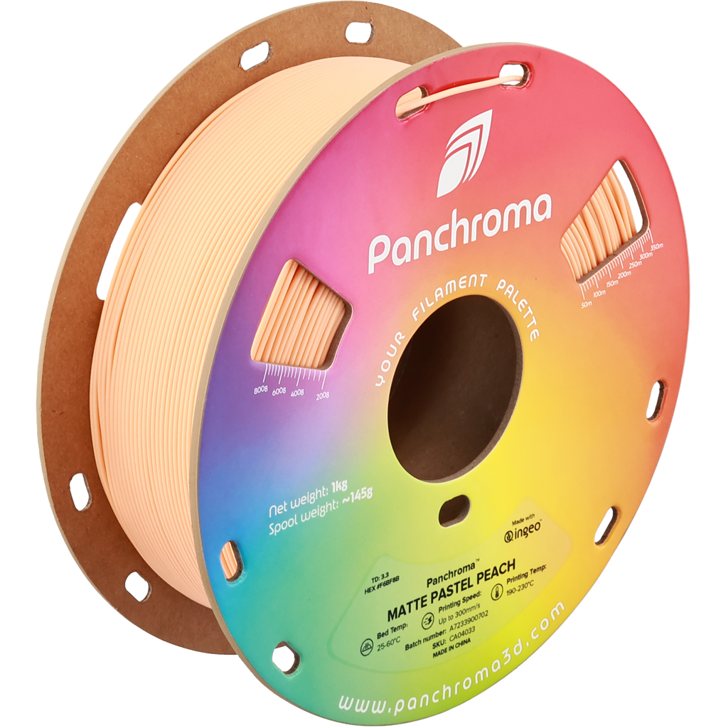 PLA Matte Pastel - Peach - 1Kg - Bobina - Polymaker Panchroma