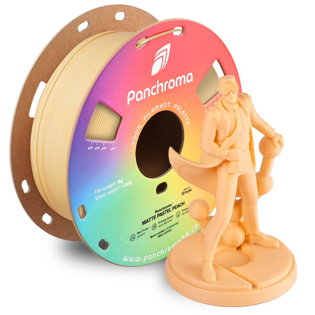 PLA Matte Pastel - Peach - 1Kg - Bobina - Polymaker Panchroma