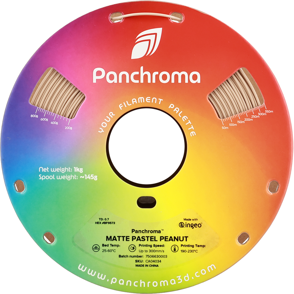 PLA Matte Pastel - Peanut - 1Kg - Bobina - Polymaker Panchroma
