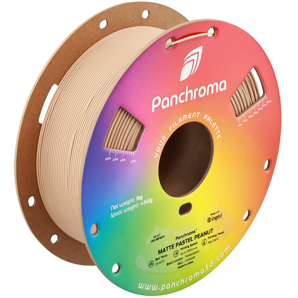 PLA Matte Pastel - Peanut - 1Kg - Bobina - Polymaker Panchroma