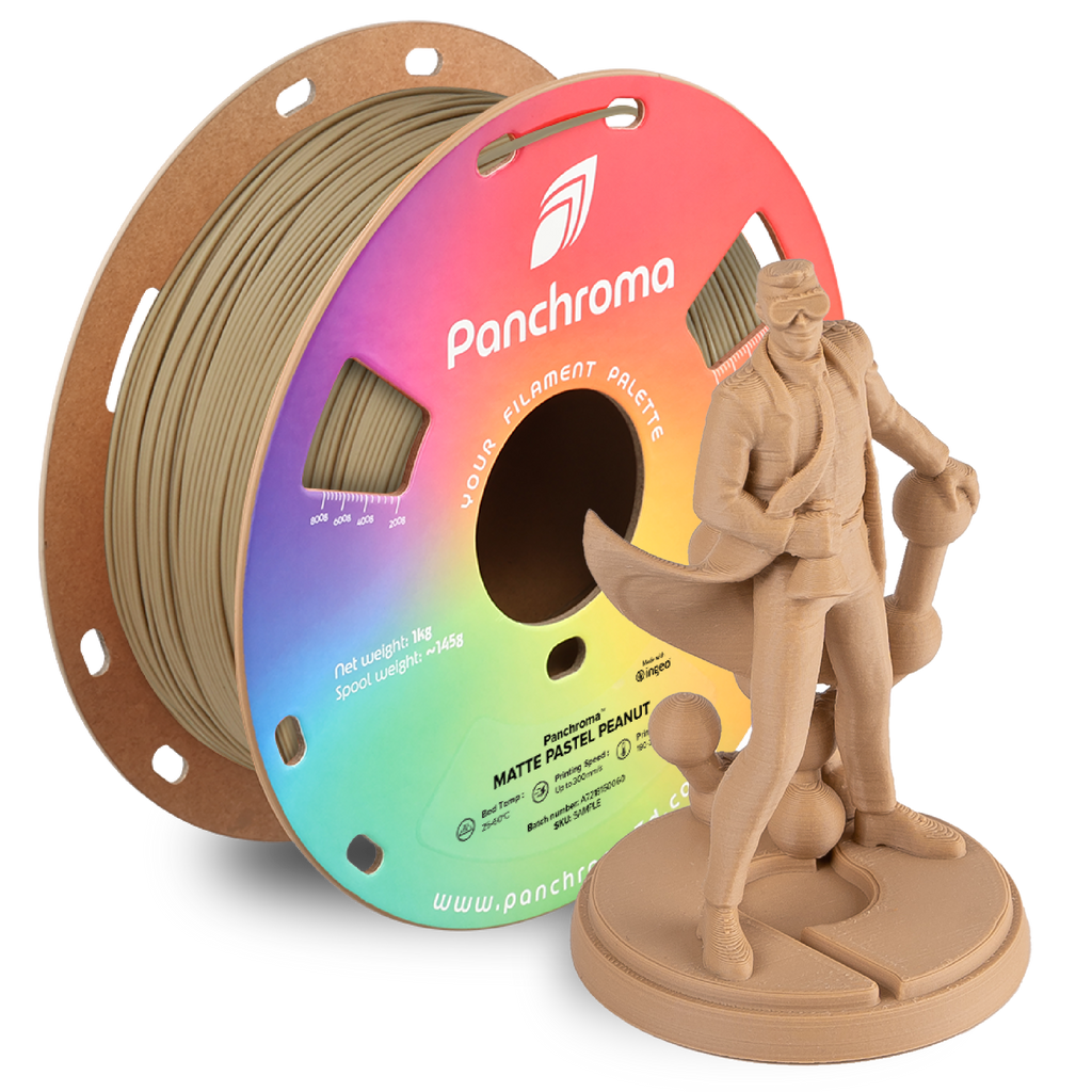 PLA Matte Pastel - Peanut - 1Kg - Bobina - Polymaker Panchroma