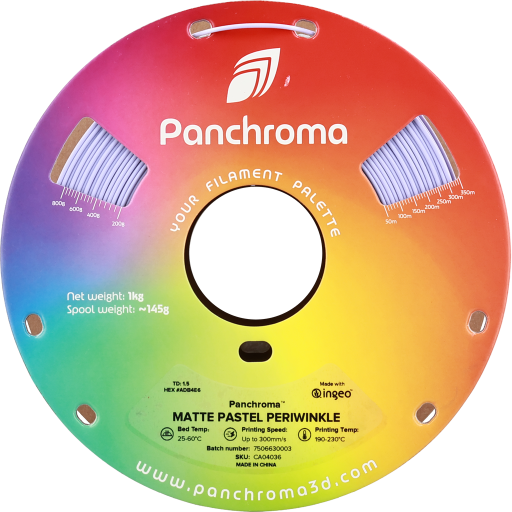 PLA Matte Pastel - Periwinkle - 1Kg - Bobina - Polymaker Panchroma