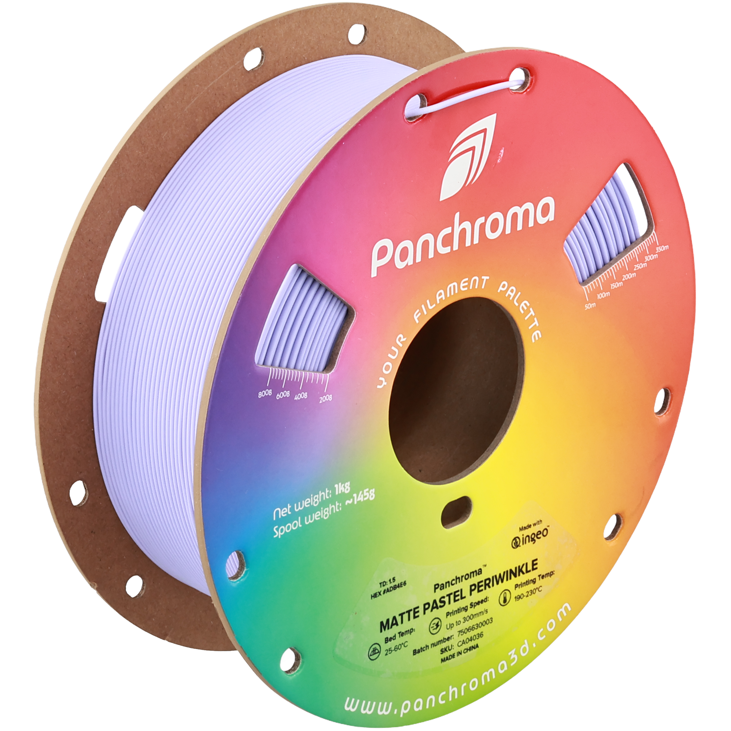 PLA Matte Pastel - Periwinkle - 1Kg - Bobina - Polymaker Panchroma