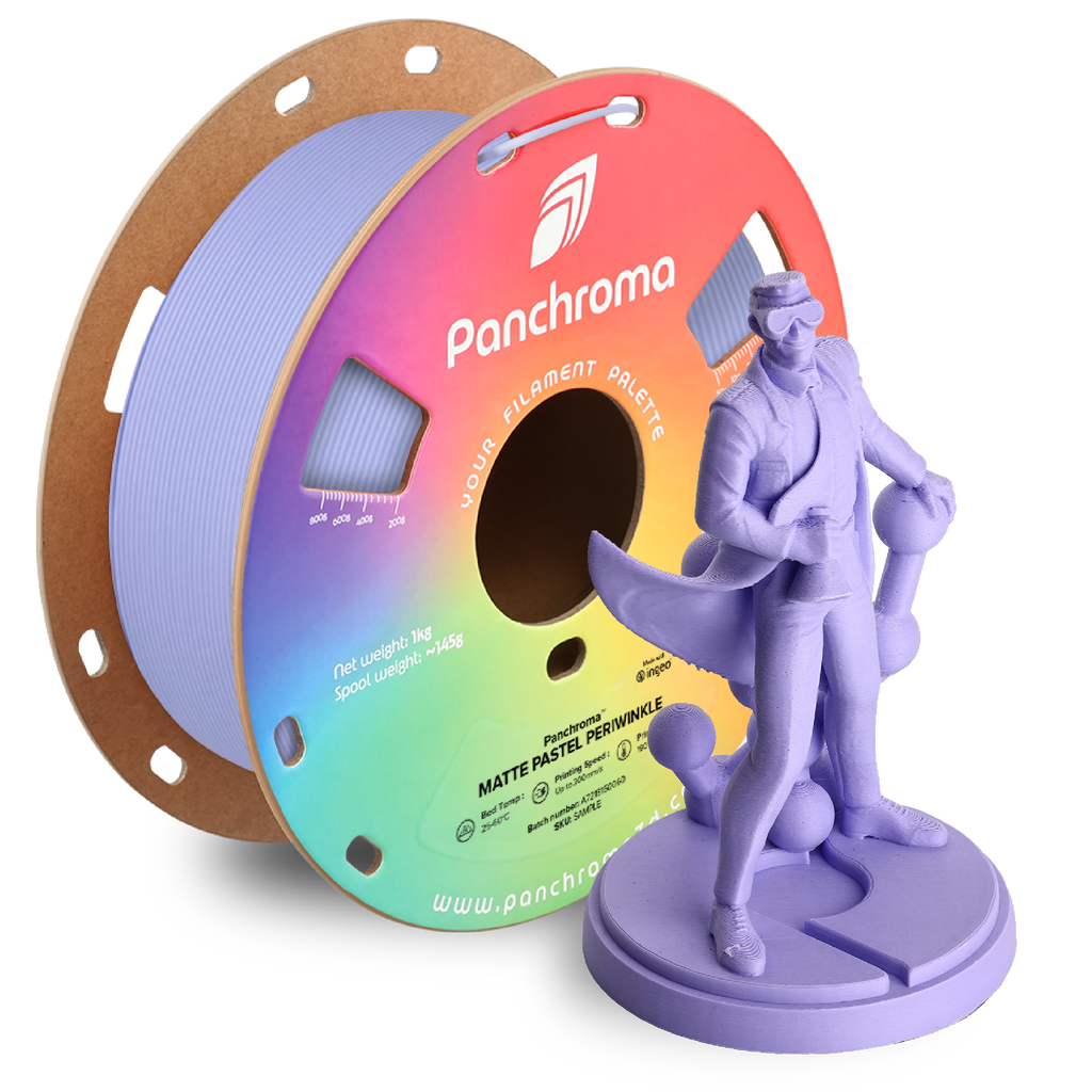 PLA Matte Pastel - Periwinkle - 1Kg - Bobina - Polymaker Panchroma