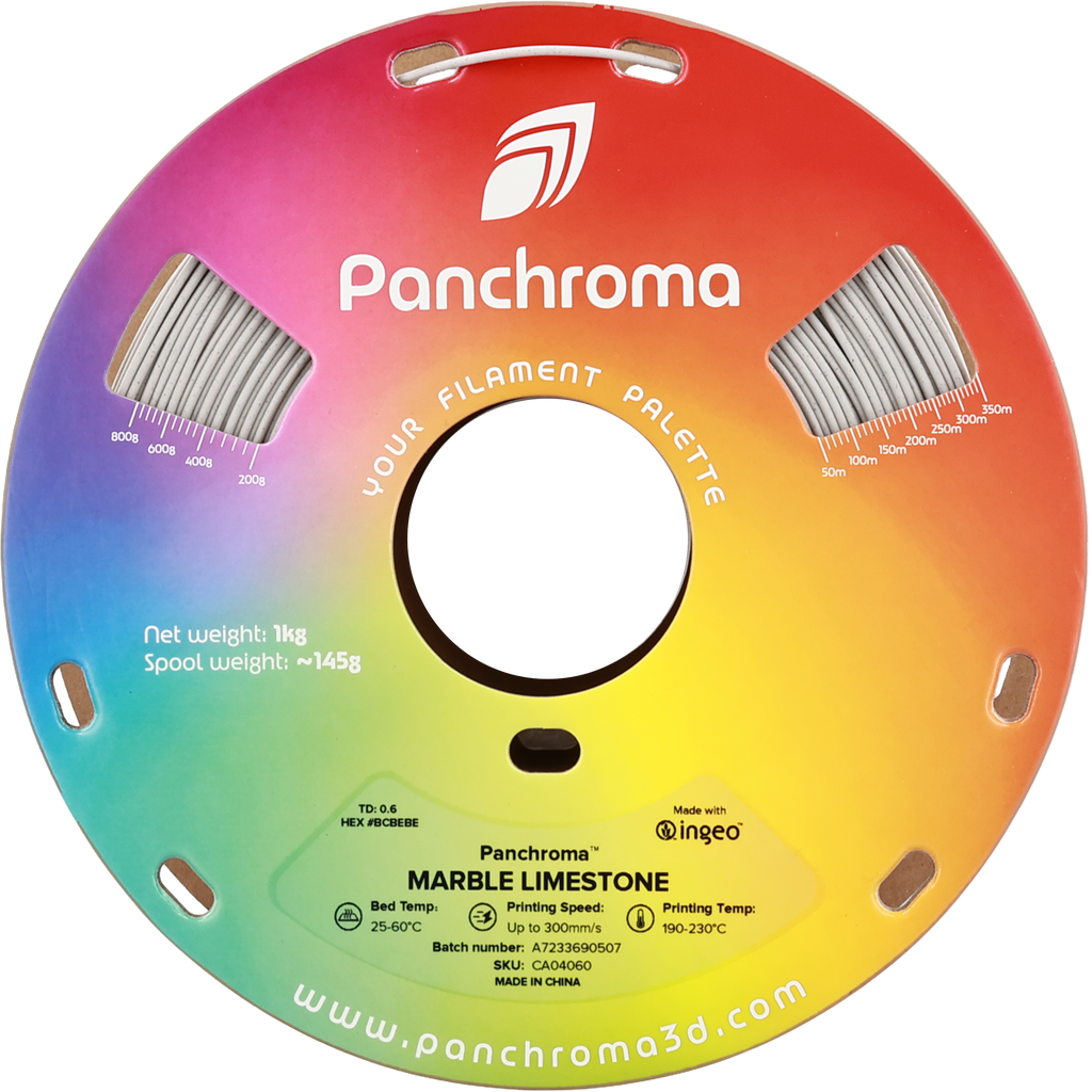 PLA Marble - Limestone - 1Kg - Bobina - Polymaker Panchroma