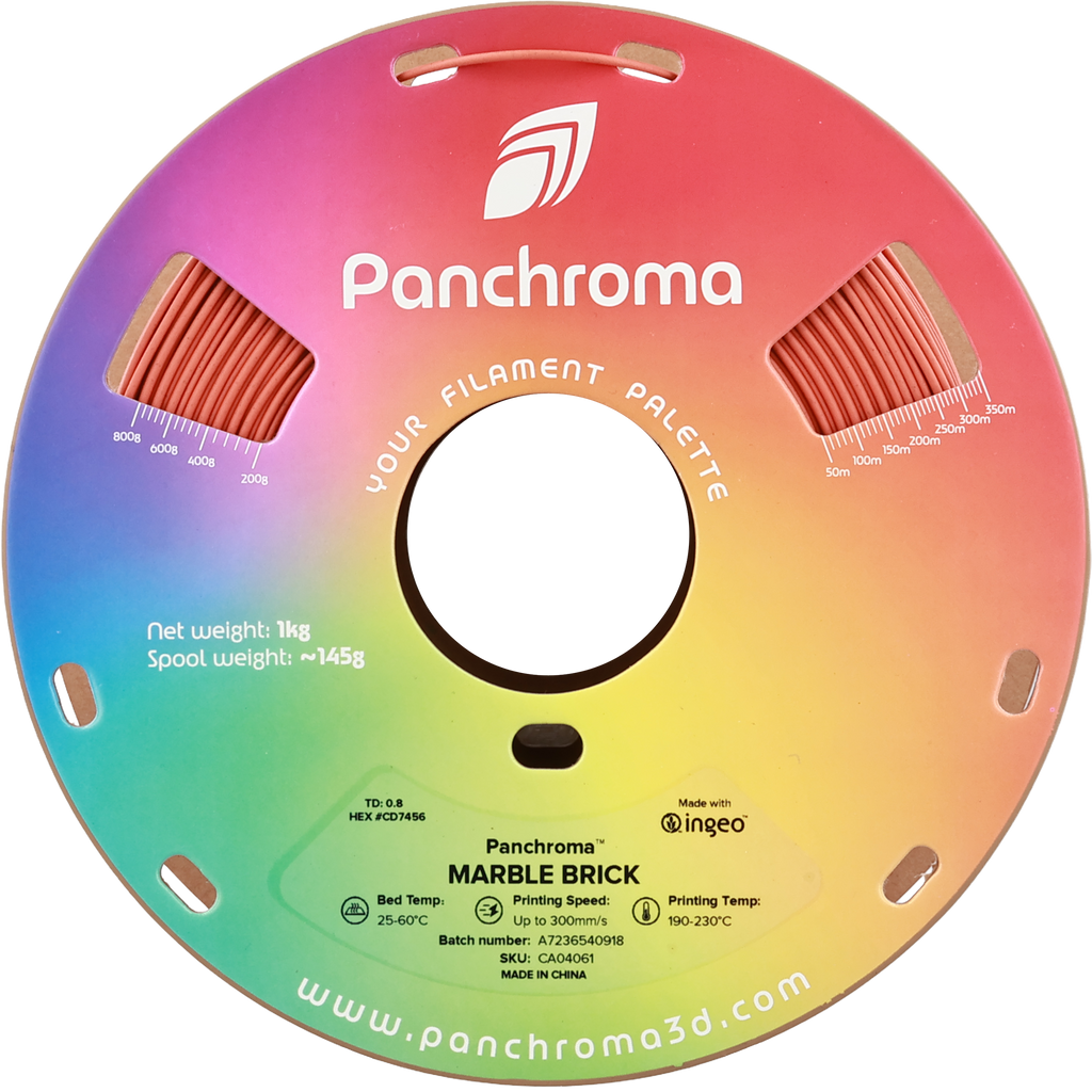 PLA Marble - Brick - 1Kg - Bobina - Polymaker Panchroma