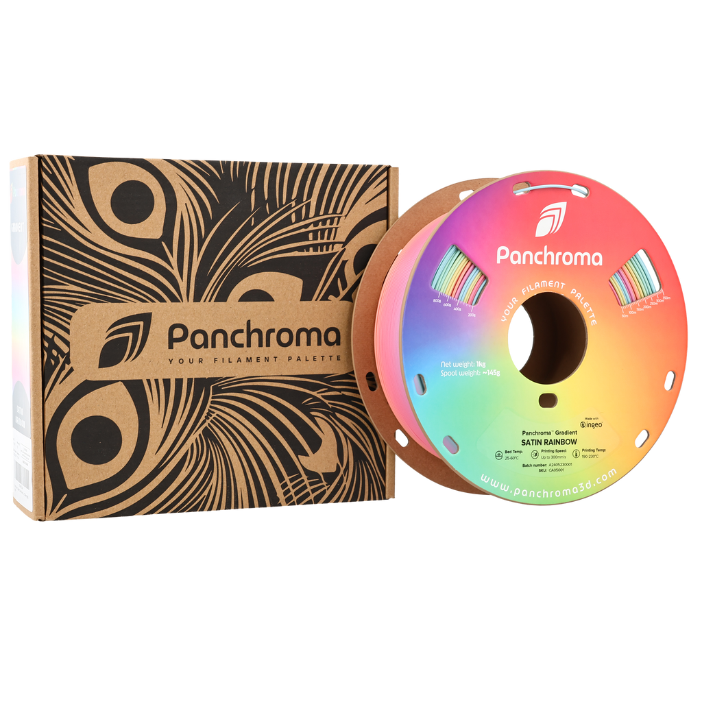 PLA Gradient Satin - Rainbow - 1Kg - Bobina - Polymaker Panchroma