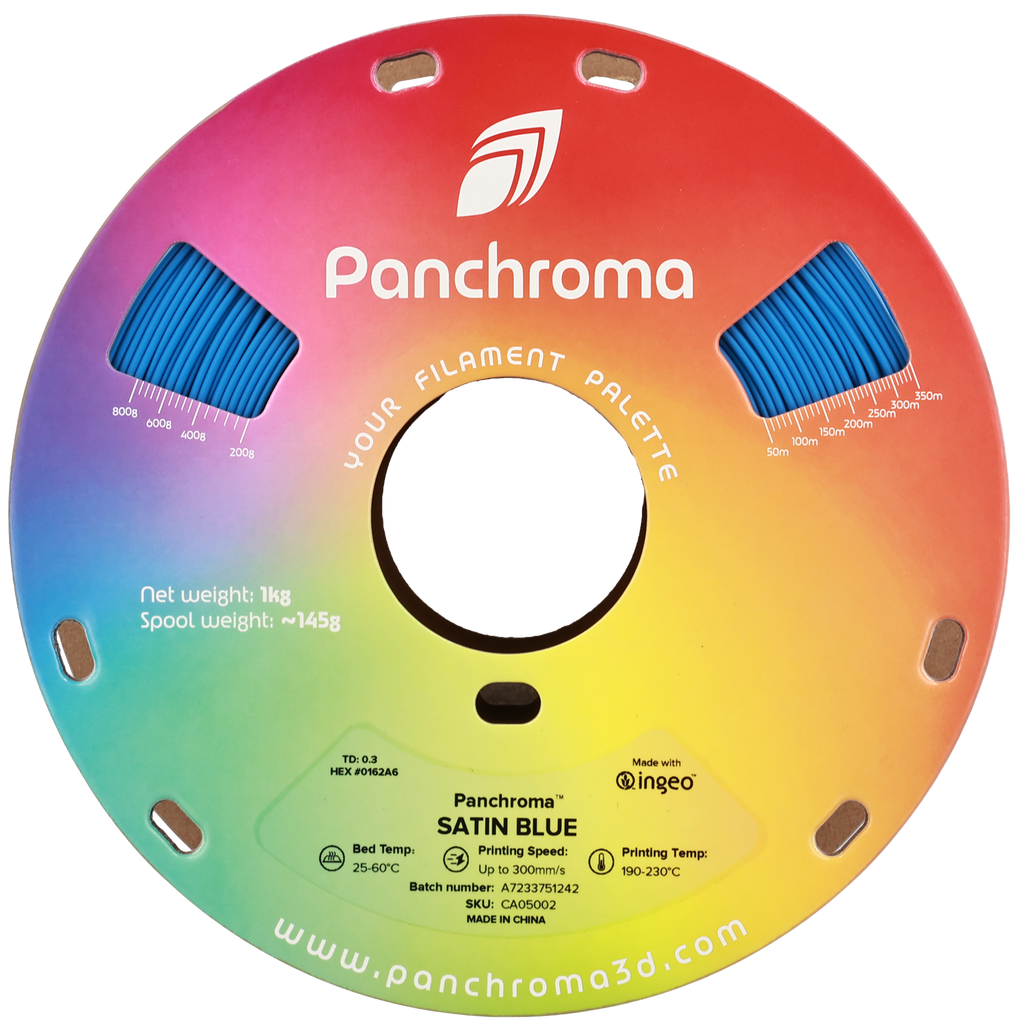 PLA Satin - Blue - 1Kg - Bobina - Polymaker Panchroma