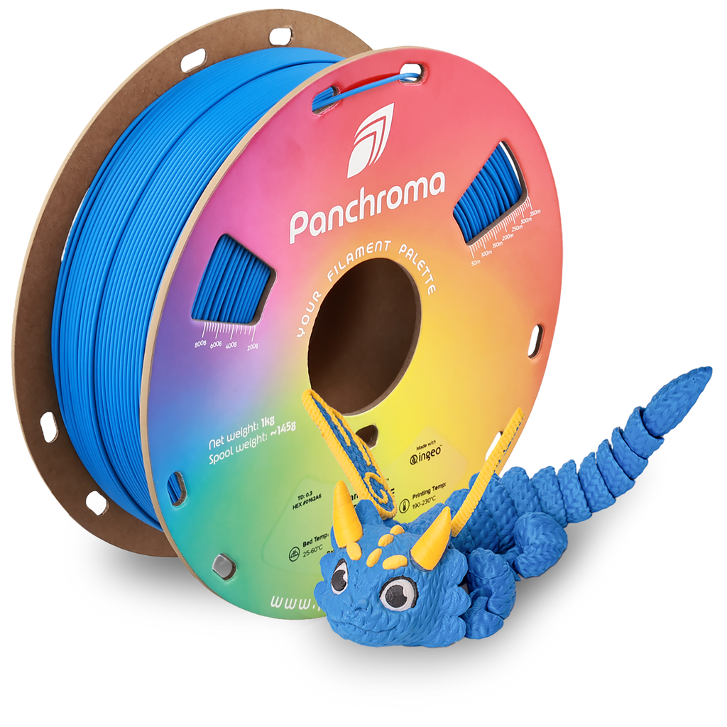 PLA Satin - Blue - 1Kg - Bobina - Polymaker Panchroma