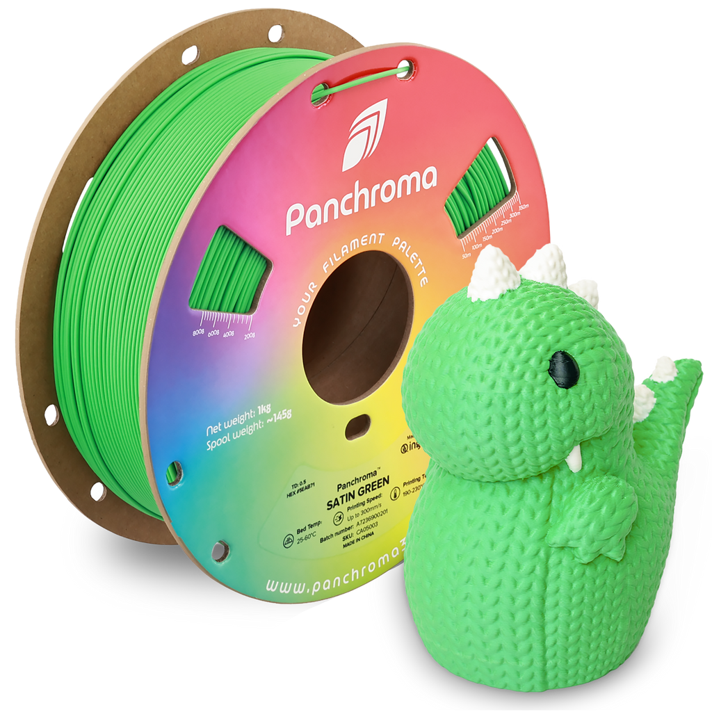 PLA Satin - Green - 1Kg - Bobina - Polymaker Panchroma
