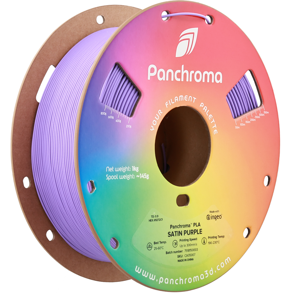 PLA Satin - Purple - 1Kg - Bobina - Polymaker Panchroma
