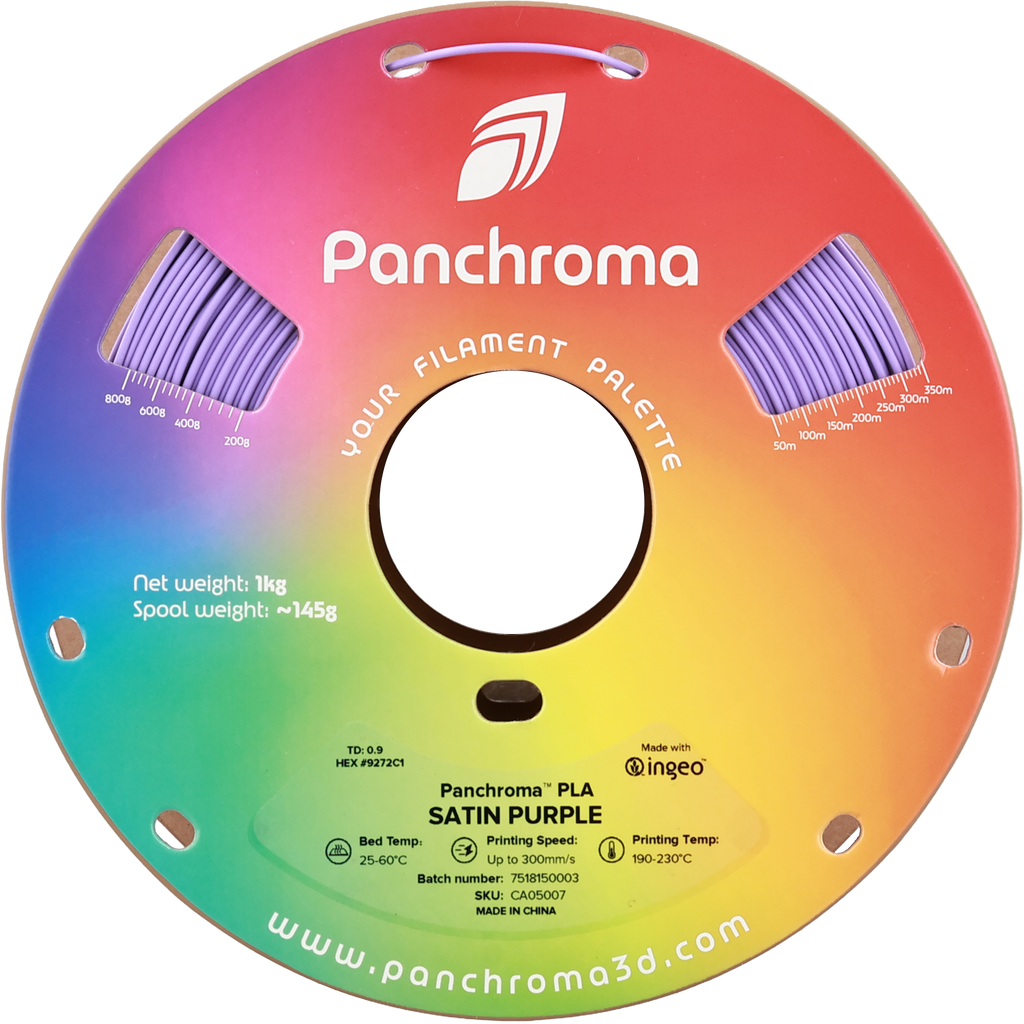 PLA Satin - Purple - 1Kg - Bobina - Polymaker Panchroma