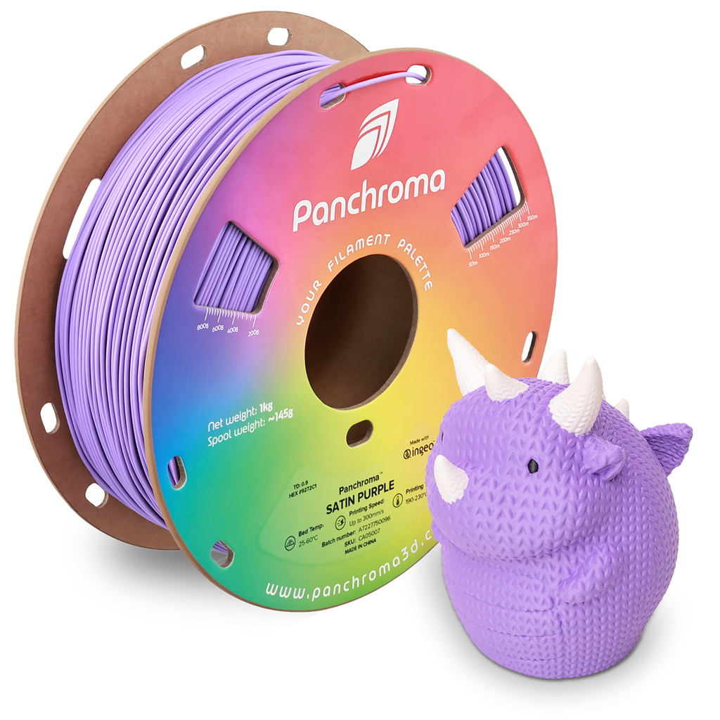 PLA Satin - Purple - 1Kg - Bobina - Polymaker Panchroma