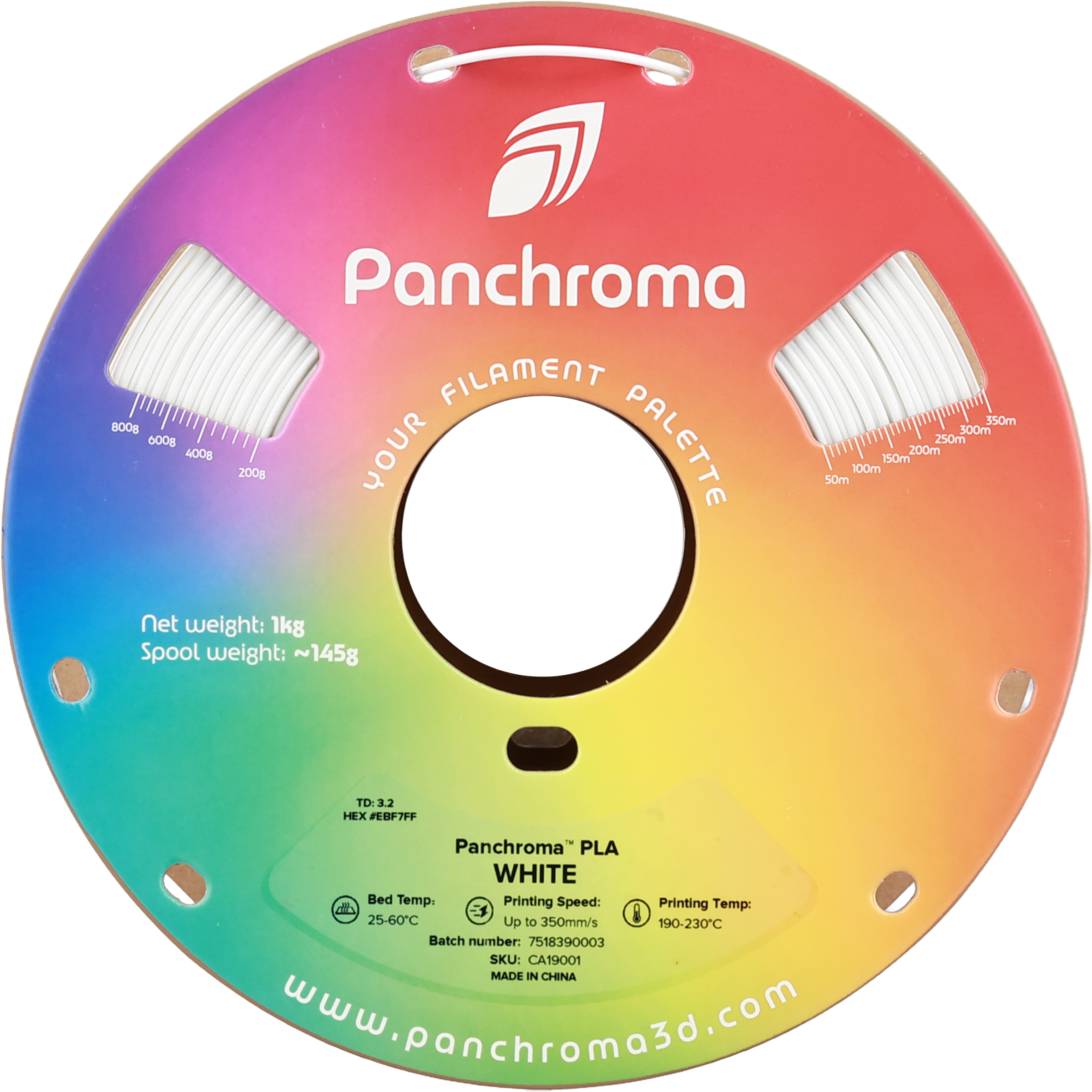 PLA Basic - White - 1Kg - Bobina - Polymaker Panchroma