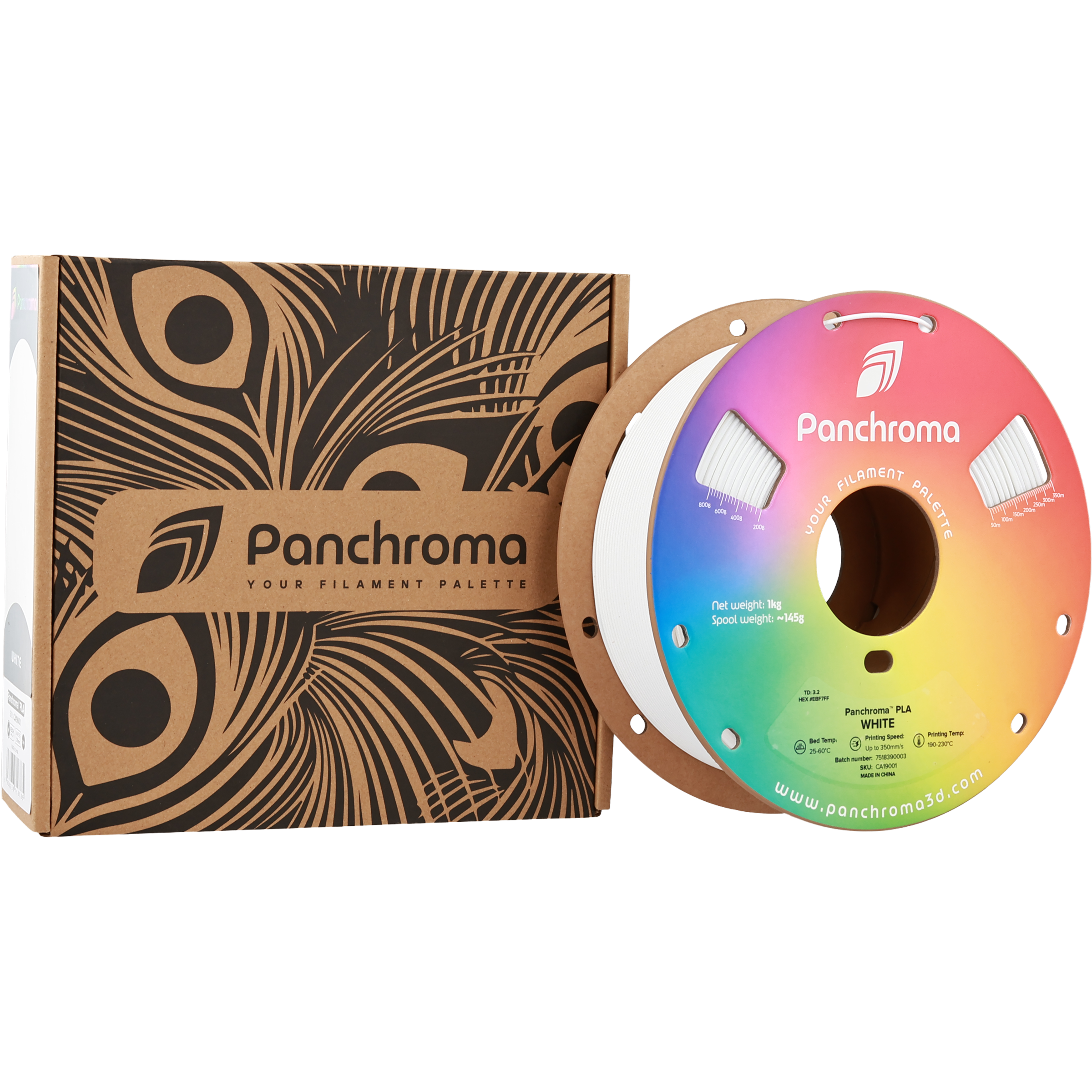 PLA Basic - White - 1Kg - Bobina - Polymaker Panchroma