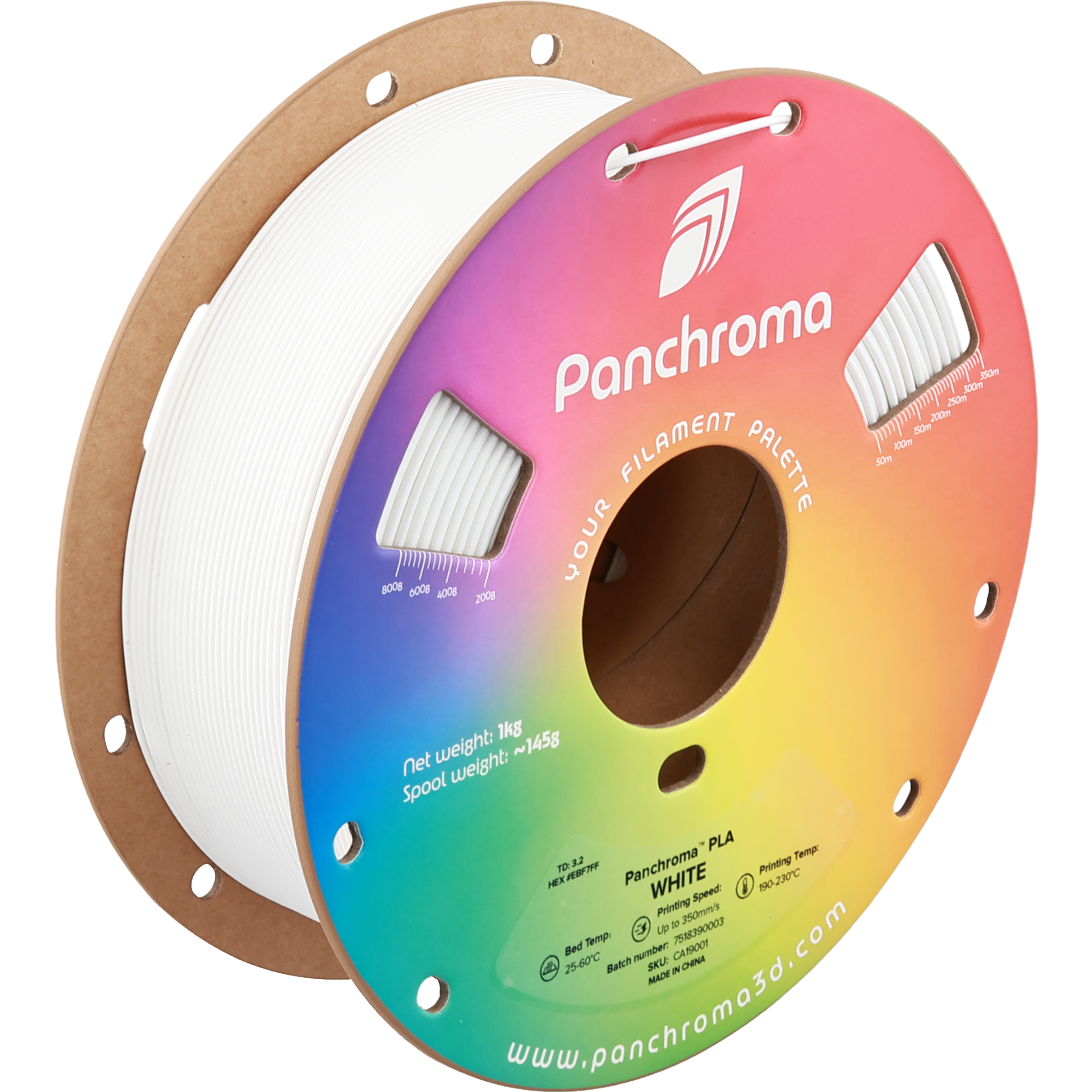PLA Basic - White - 1Kg - Bobina - Polymaker Panchroma