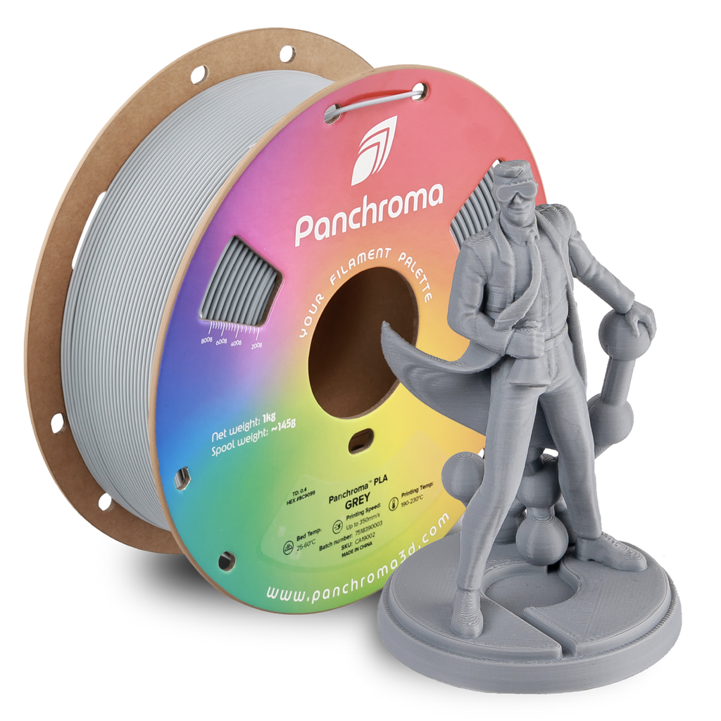PLA Basic - Grey - 1Kg - Bobina - Polymaker Panchroma