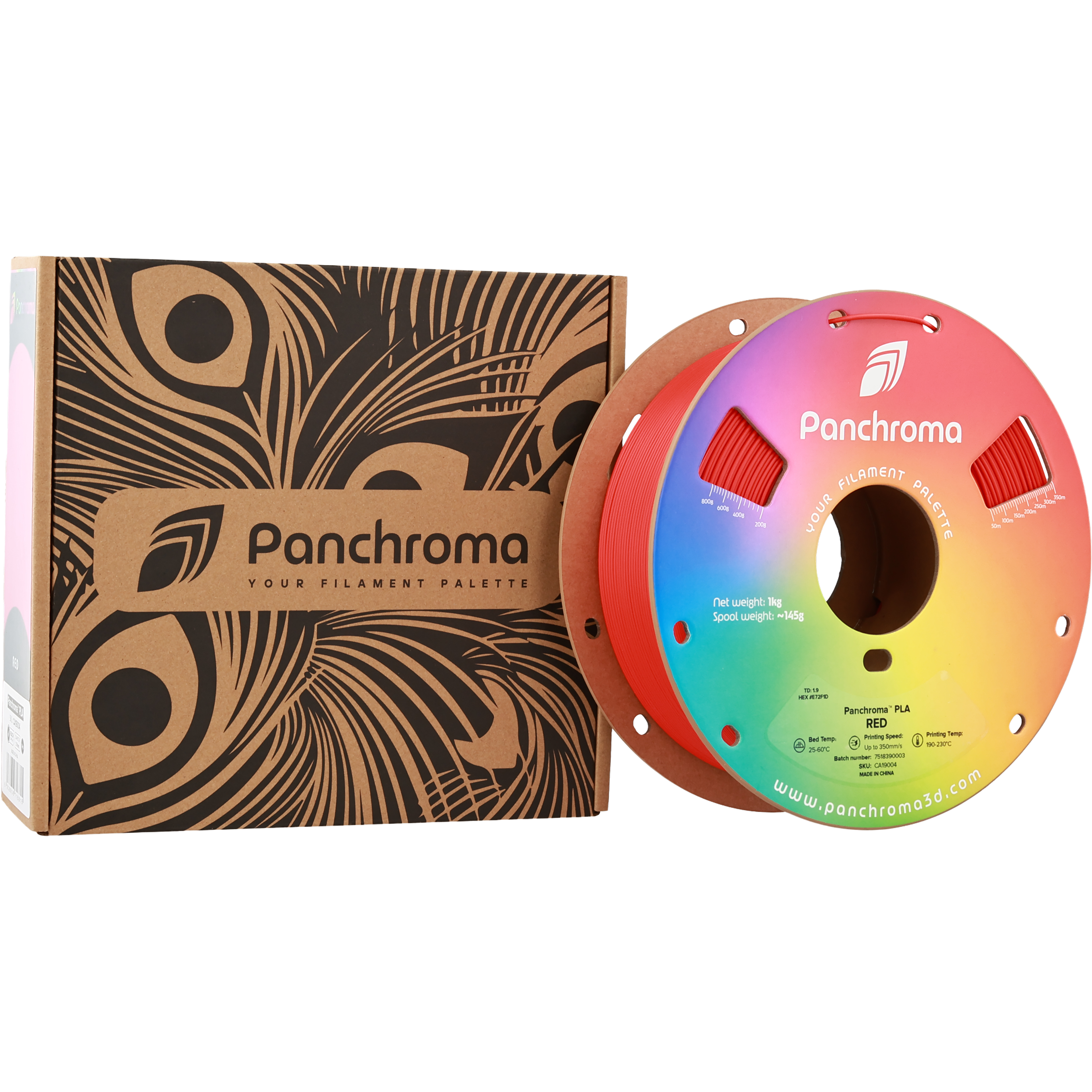 PLA Basic - Red - 1Kg - Bobina - Polymaker Panchroma
