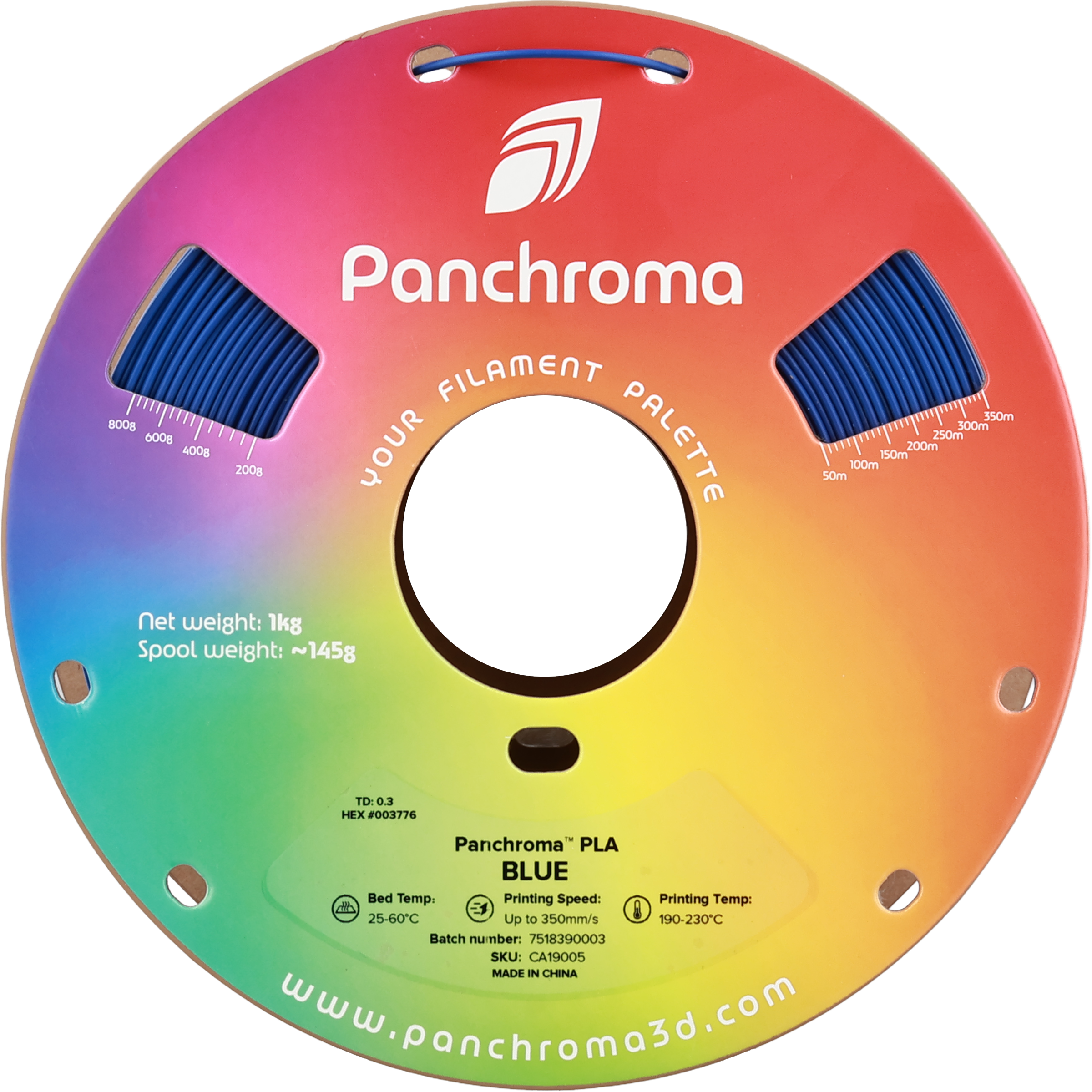 PLA Basic - Blue - 1Kg - Bobina - Polymaker Panchroma