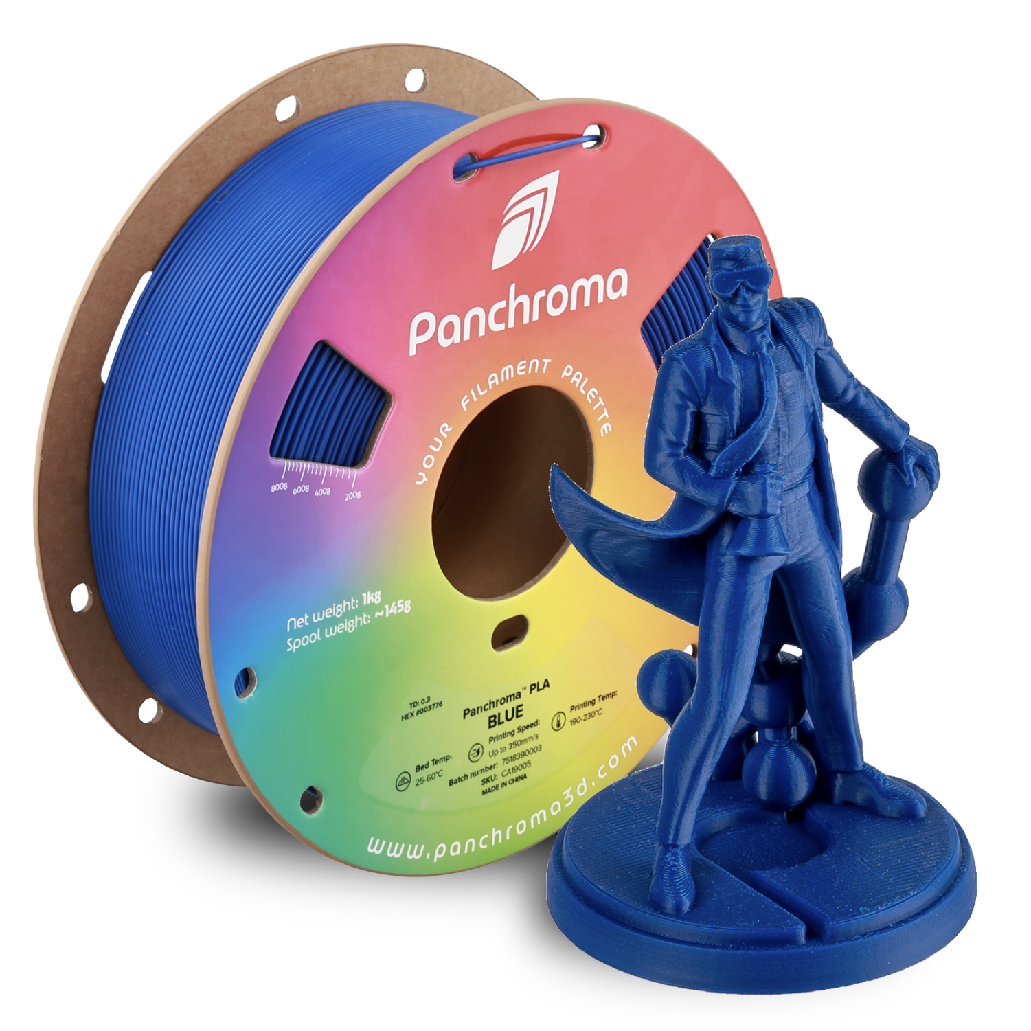 PLA Basic - Blue - 1Kg - Bobina - Polymaker Panchroma