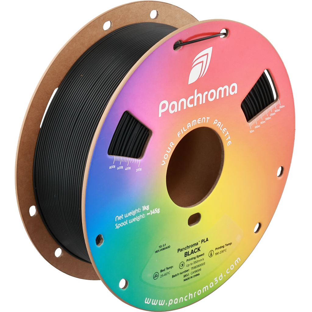 PLA Basic - Black - 1Kg - Bobina - Polymaker Panchroma