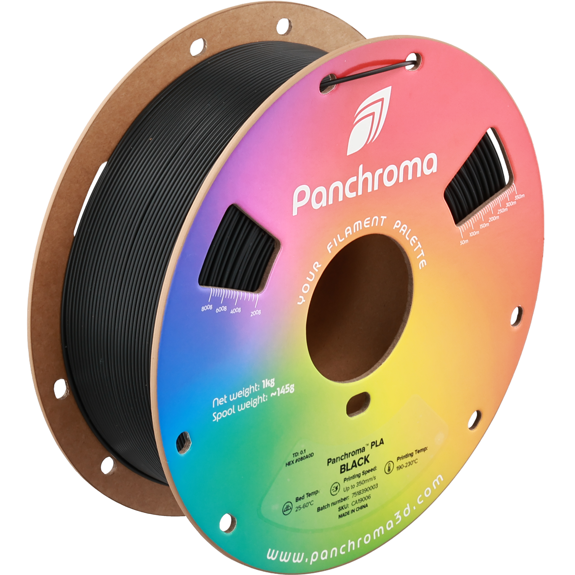 PLA Basic - Black - 1Kg - Bobina - Polymaker Panchroma