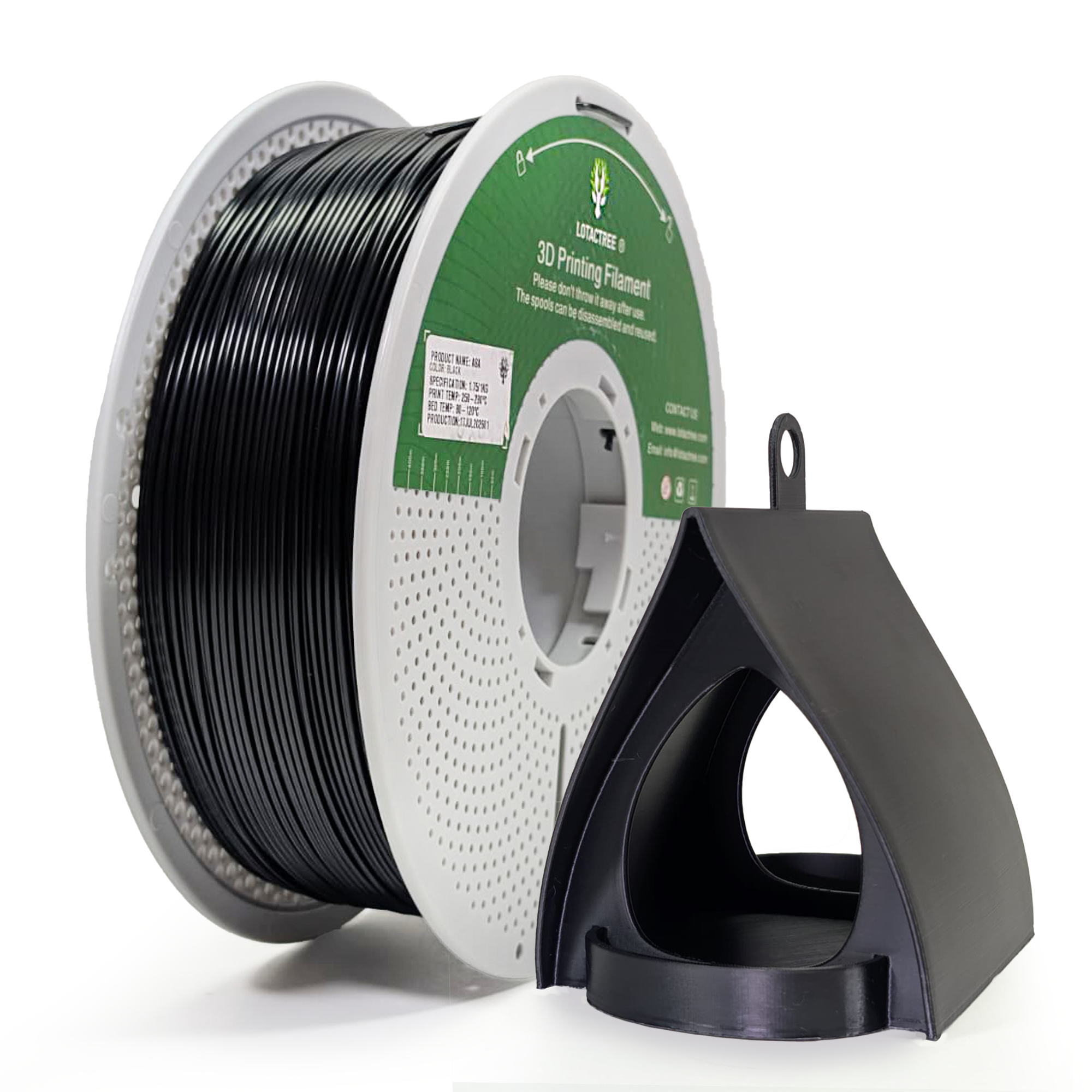 ASA - Black - 1Kg - Bobina - Lotactree