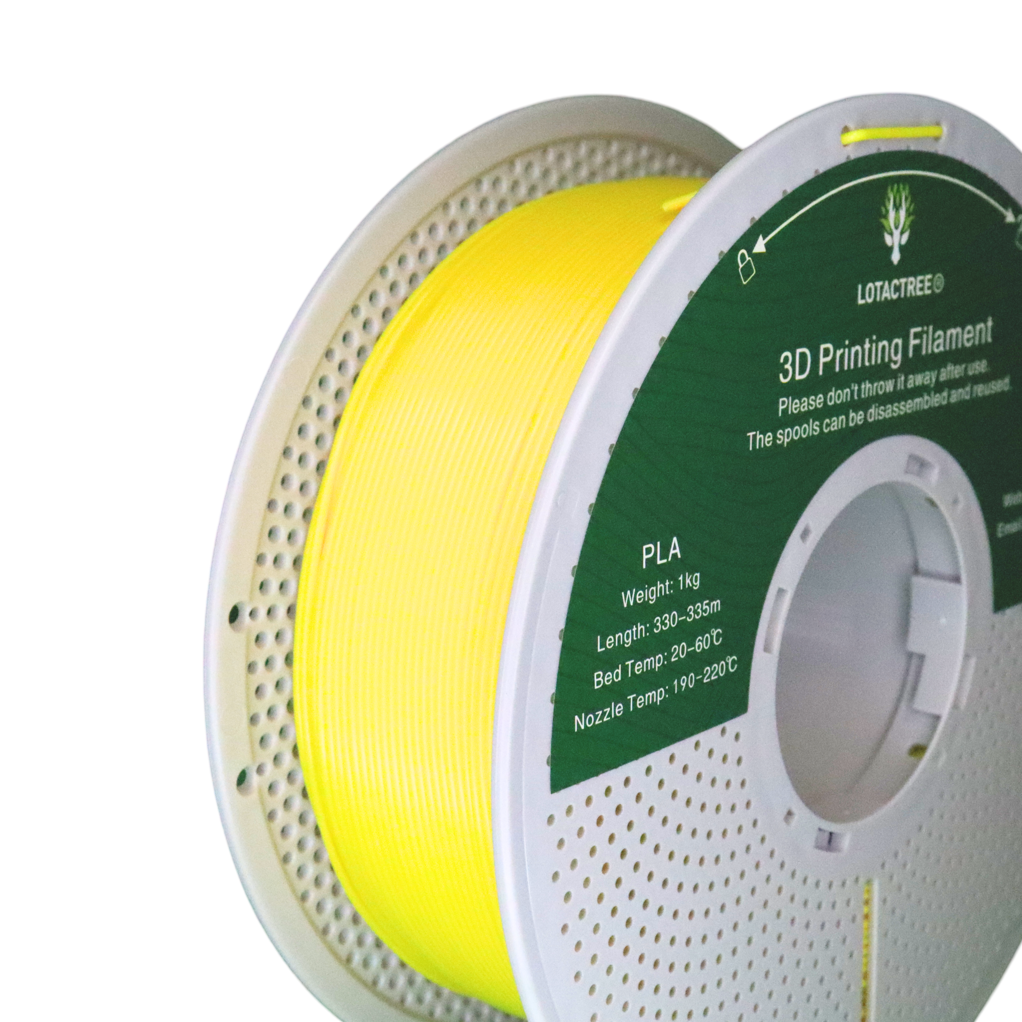 PLA - Lego Yellow - 1Kg - Bobina - Lotactree