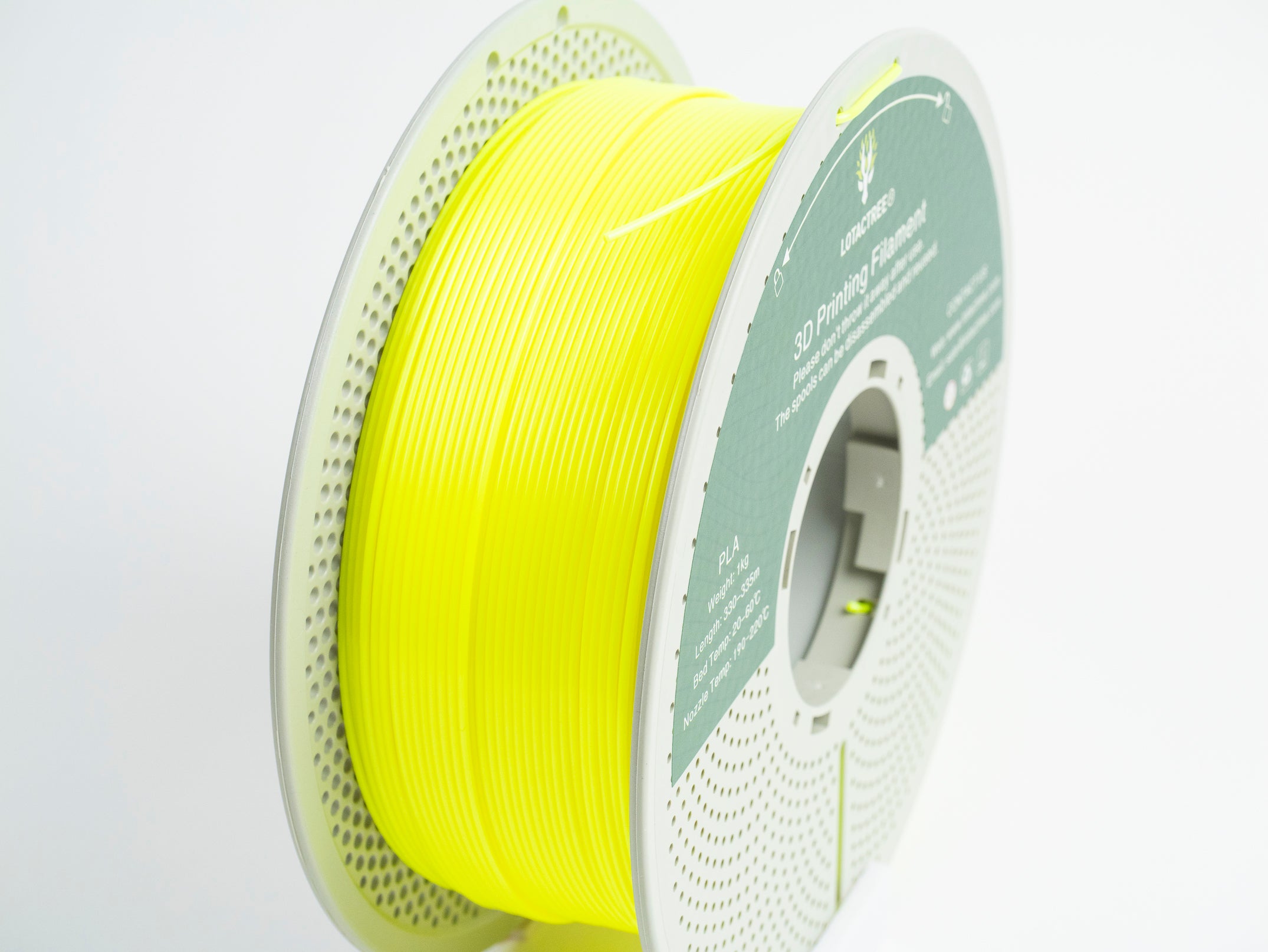 PLA - Acid Yellow - 1Kg - Bobina - Lotactree