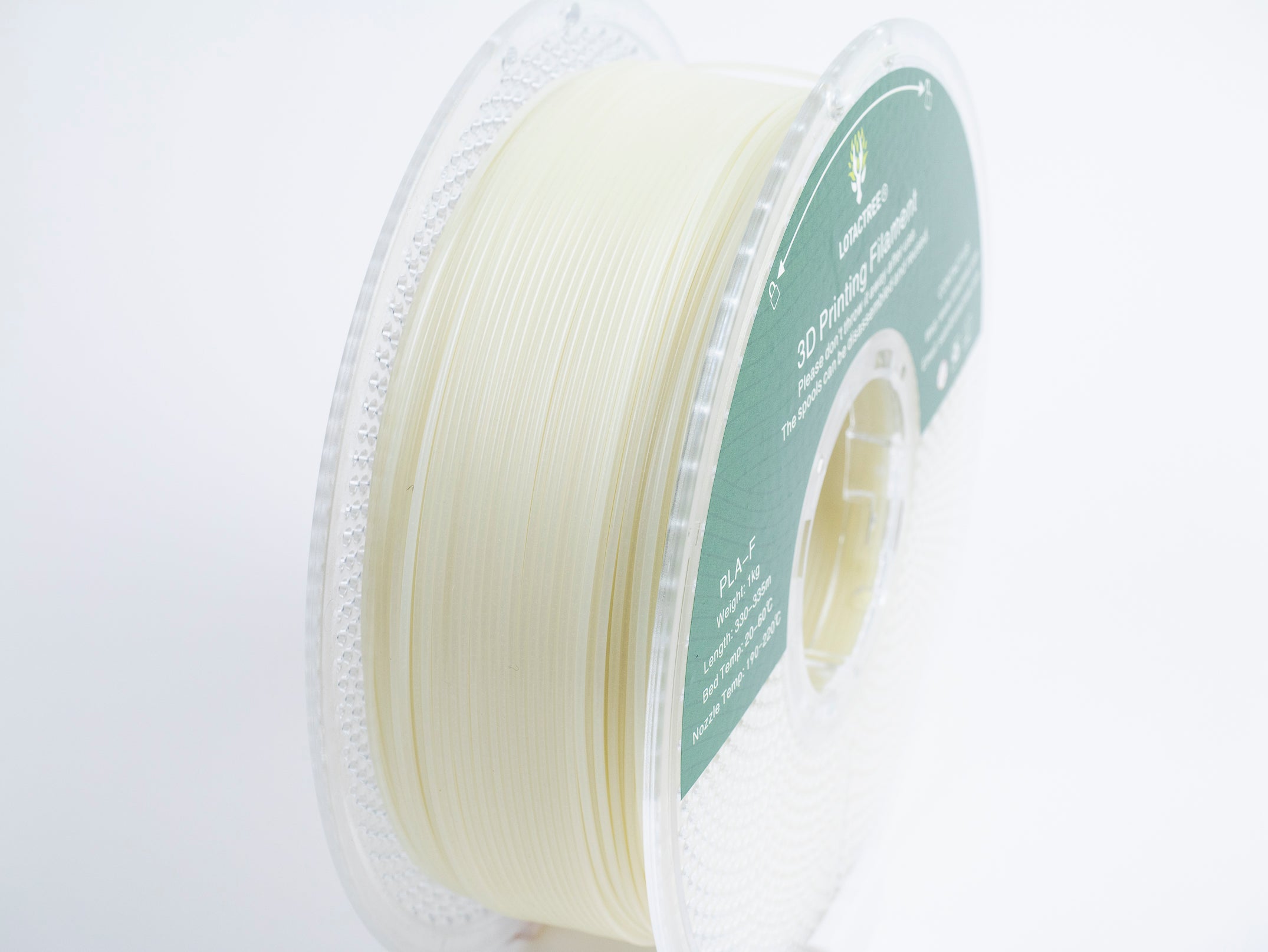 PLA-F Luminous - Green - 1Kg - Bobina - Lotactree