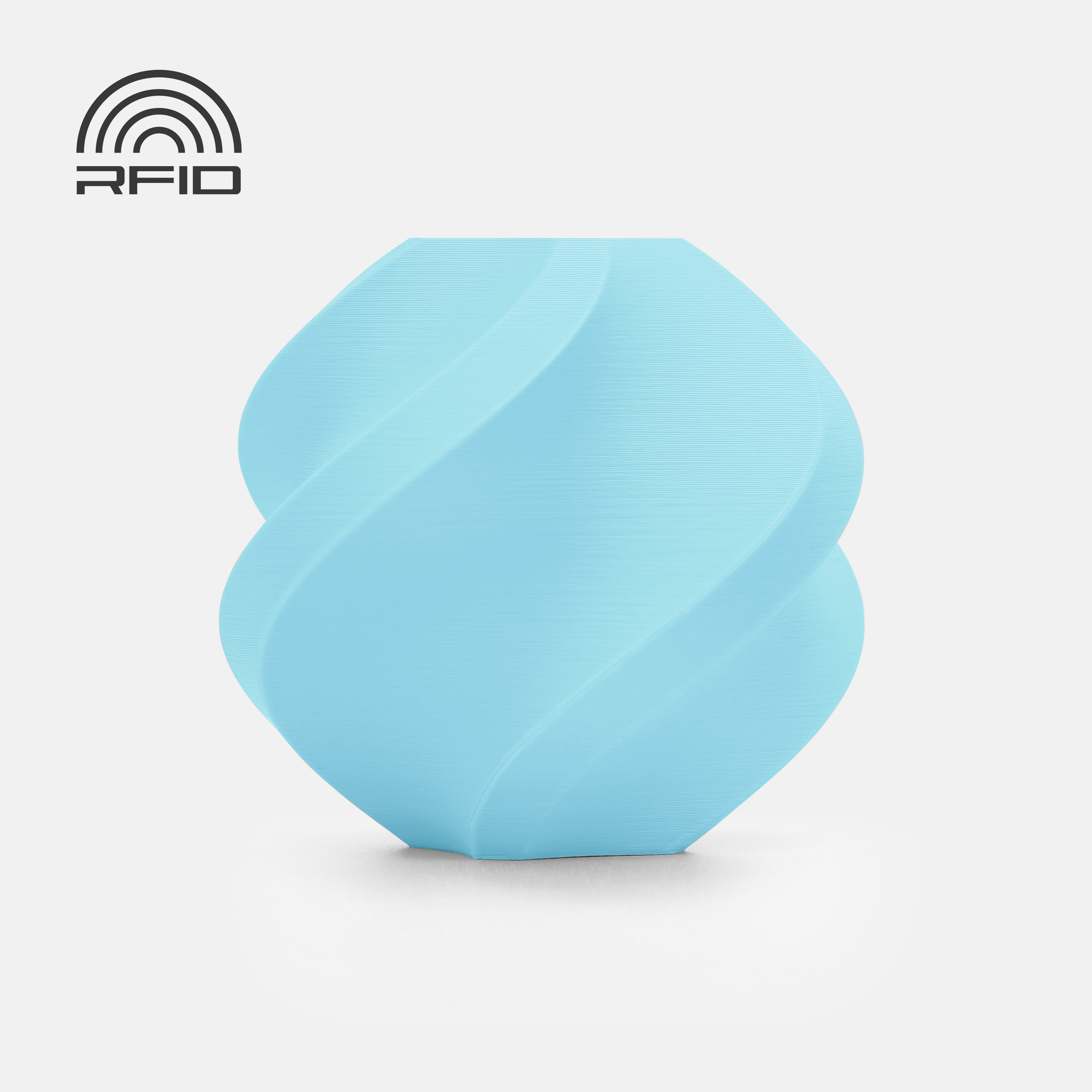 PLA Matte - Ice Blue - 1Kg - Bobina - Bambu Lab